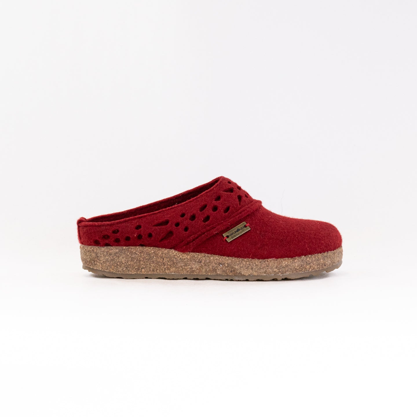 Haflinger Women's Lacey Clogs in Chili Color - Premium Comfort and Style