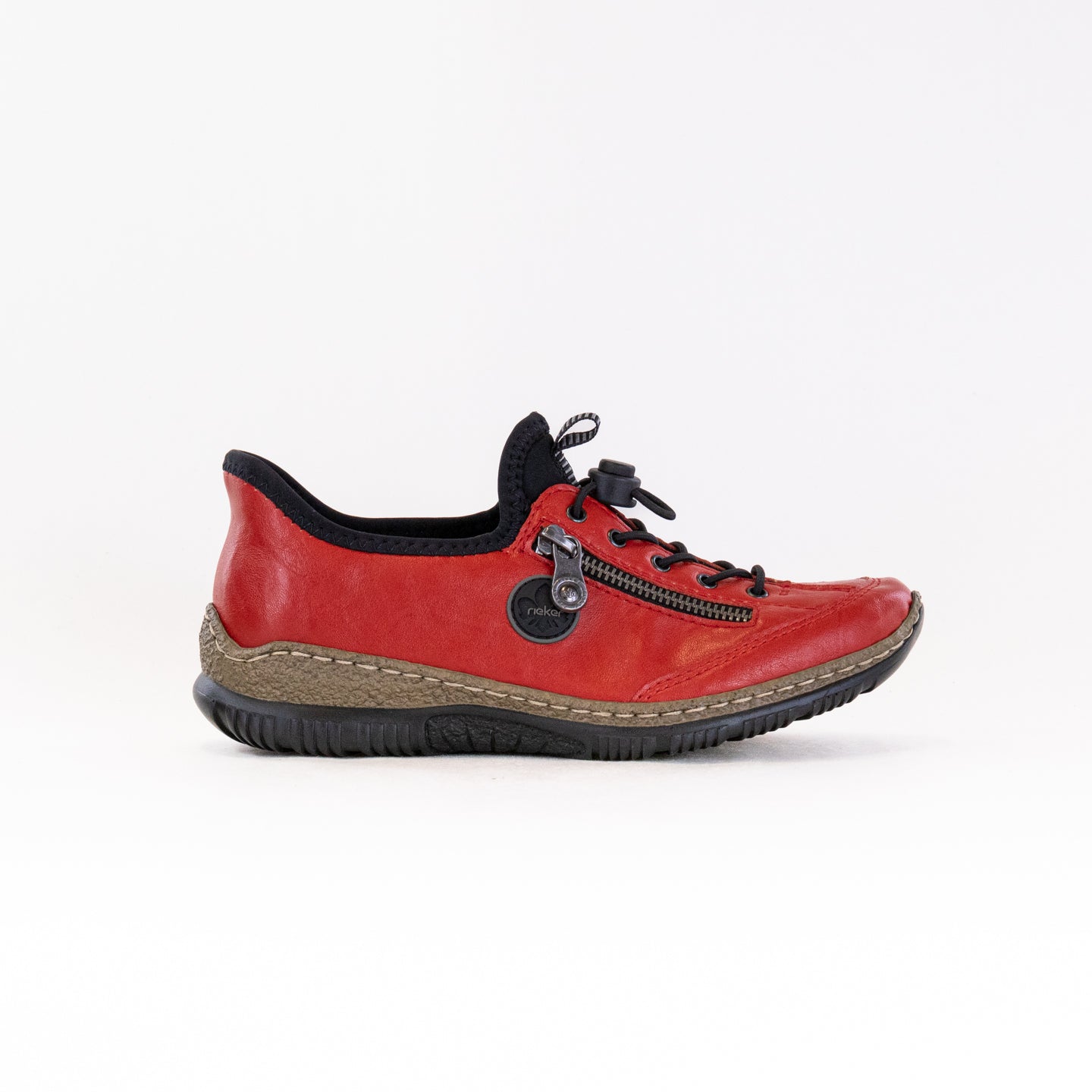 Stylish Red Rieker Nikita N3267 Women's Slippers