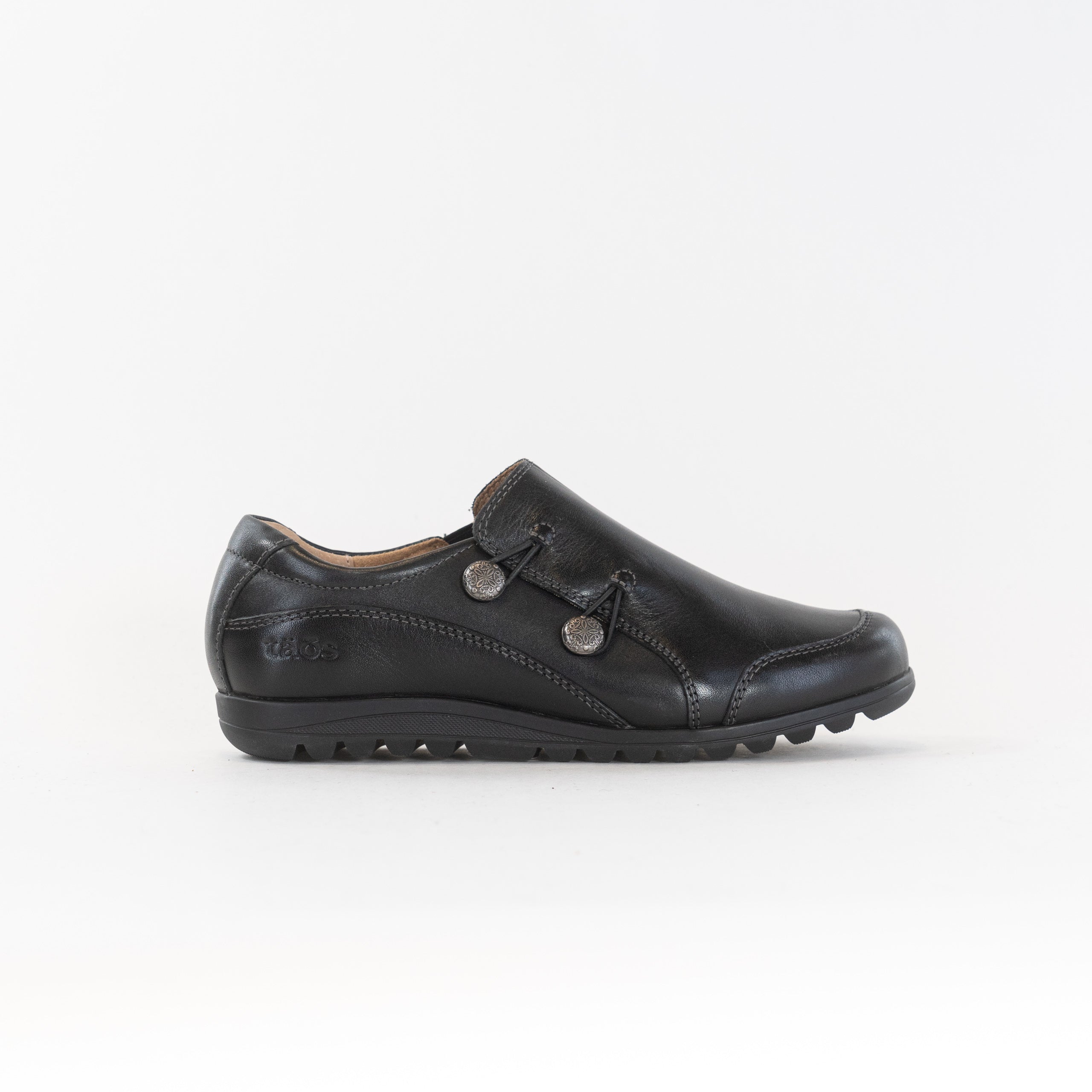 Women's Taos Black Leather Everyday Blend Shoes