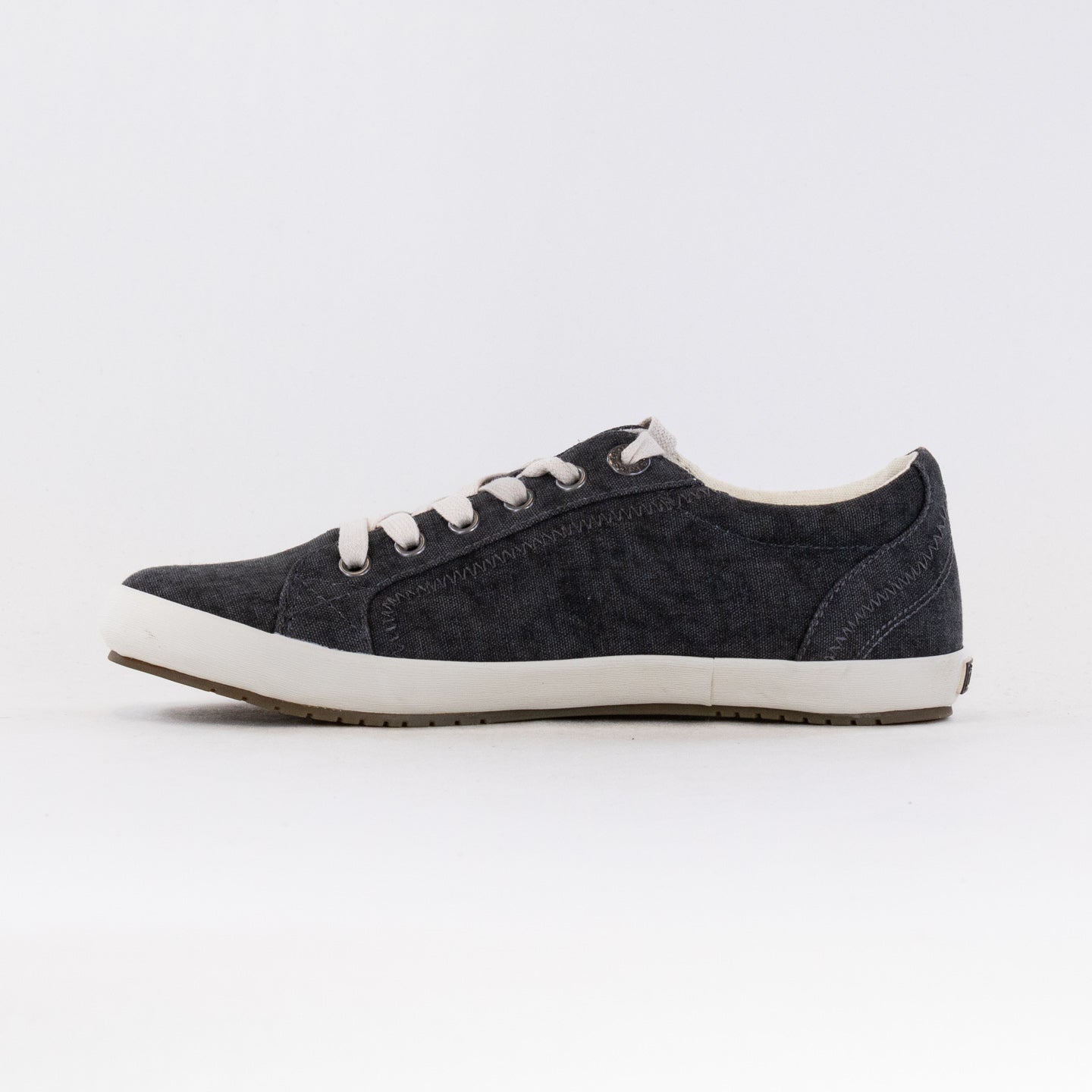 Taos Women's Star Charcoal Washed Canvas Casual Sneakers