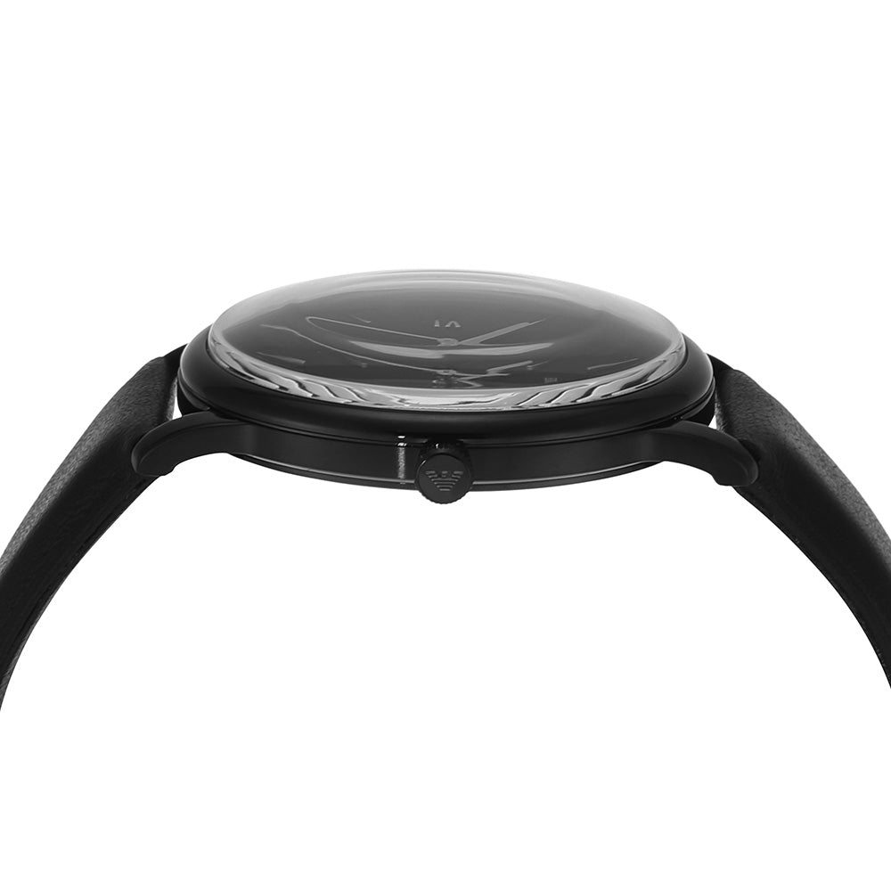 Emporio Armani AR11573 Stylish Minimalist Men's Leather Wristwatch