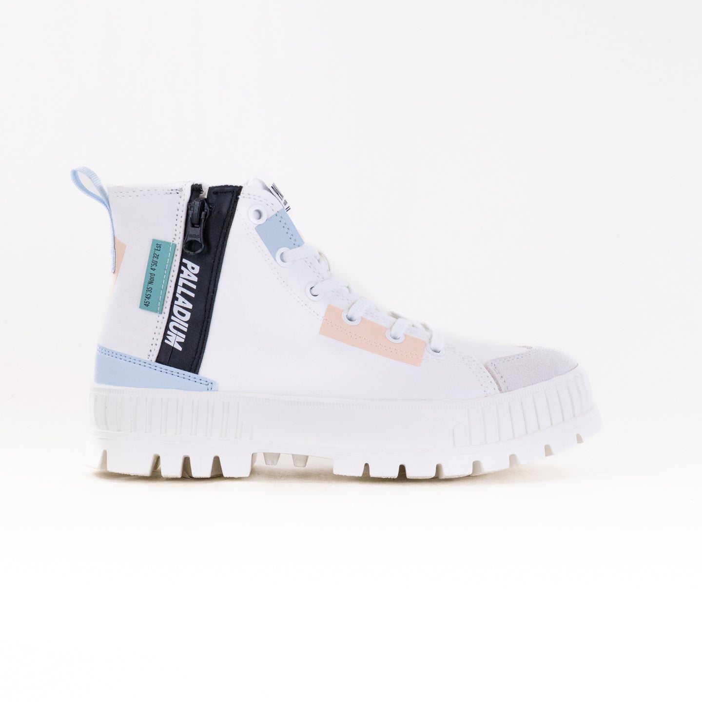 Palladium Women's Star White Pallashock Backzip 2 High - top Sneakers