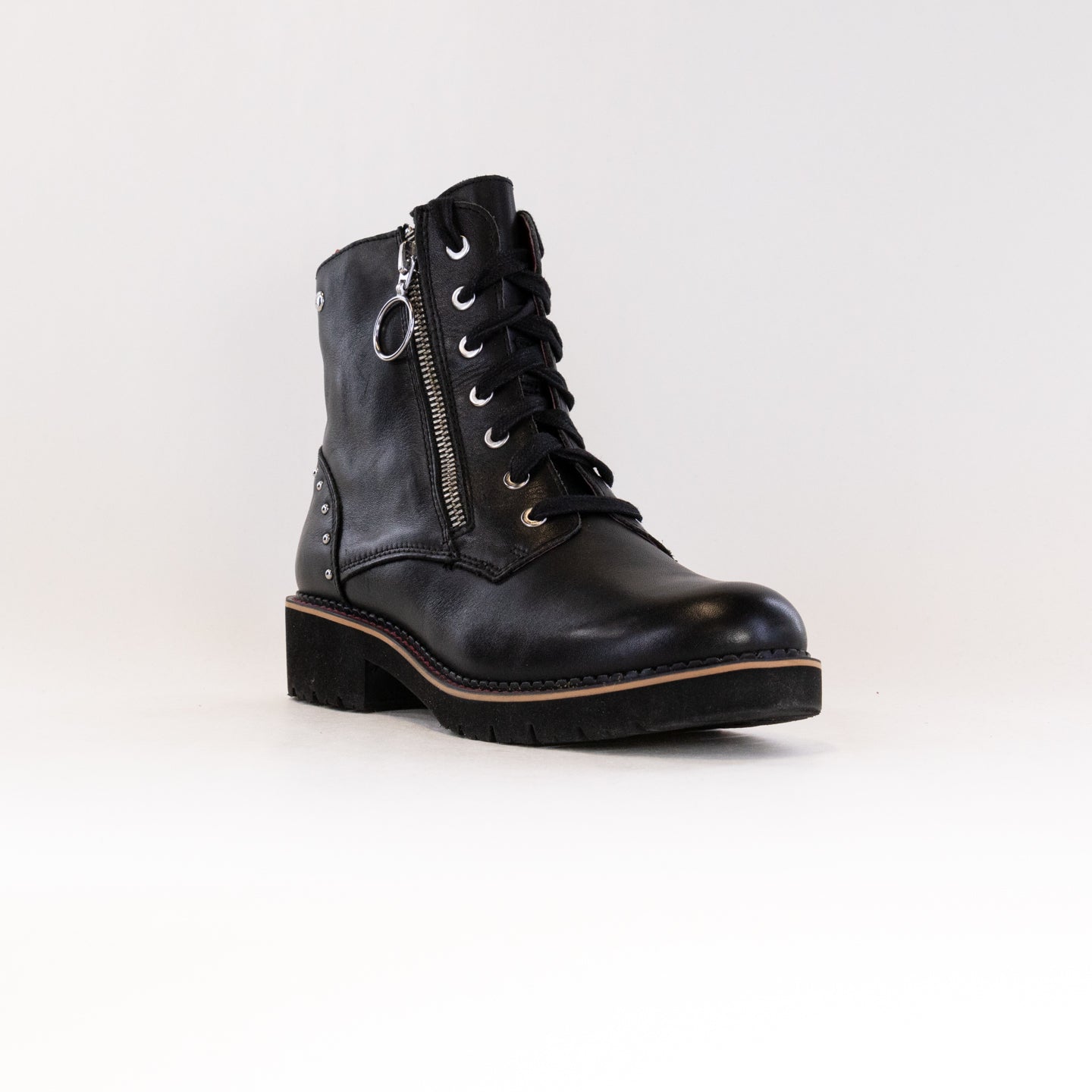 Pikolino Women's Vicar W0V - 8610 Black Ankle Boots with Light - weight Nonslip Soles