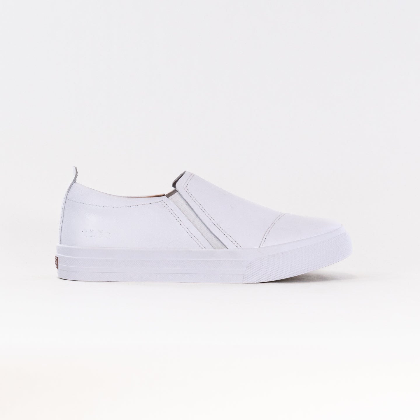 Taos Women's White Twin Gore Lux Leather Slip-On Sneakers