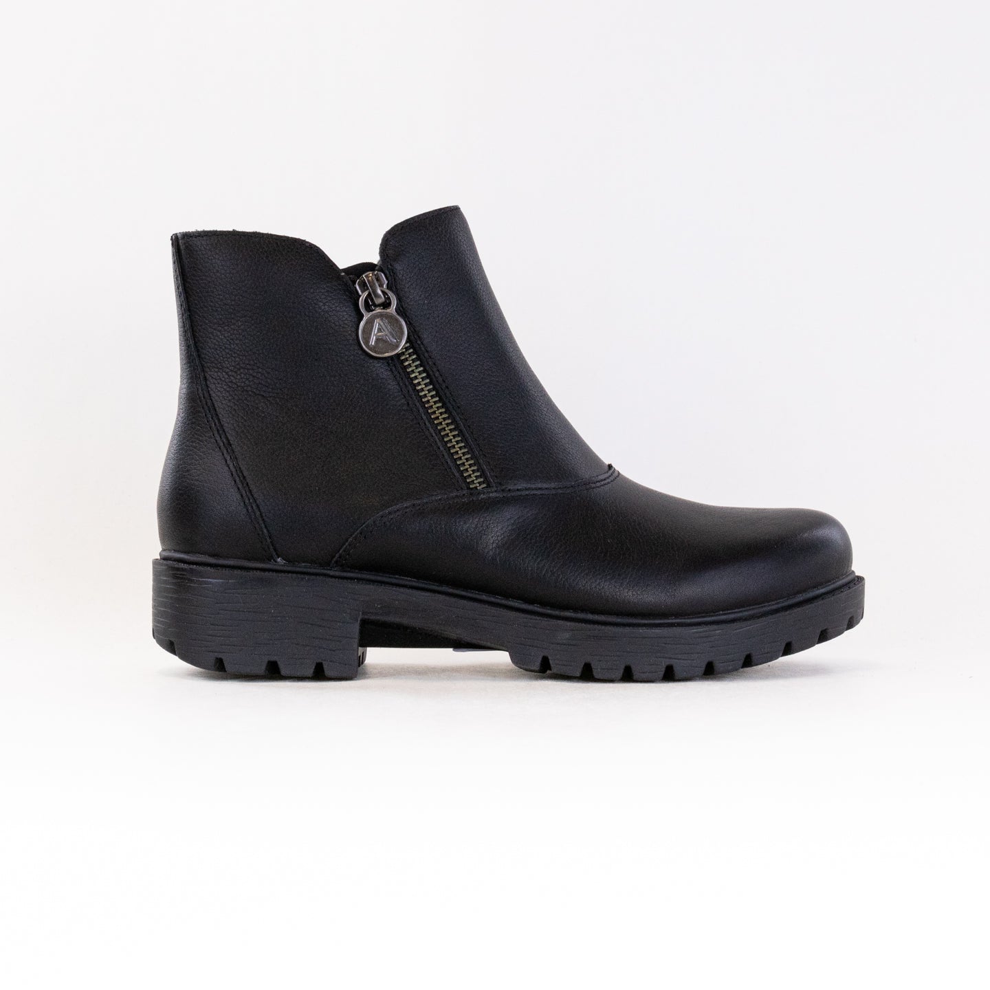 Women's Alegria Rorie Leather Booties in Stylish Black Bird Color