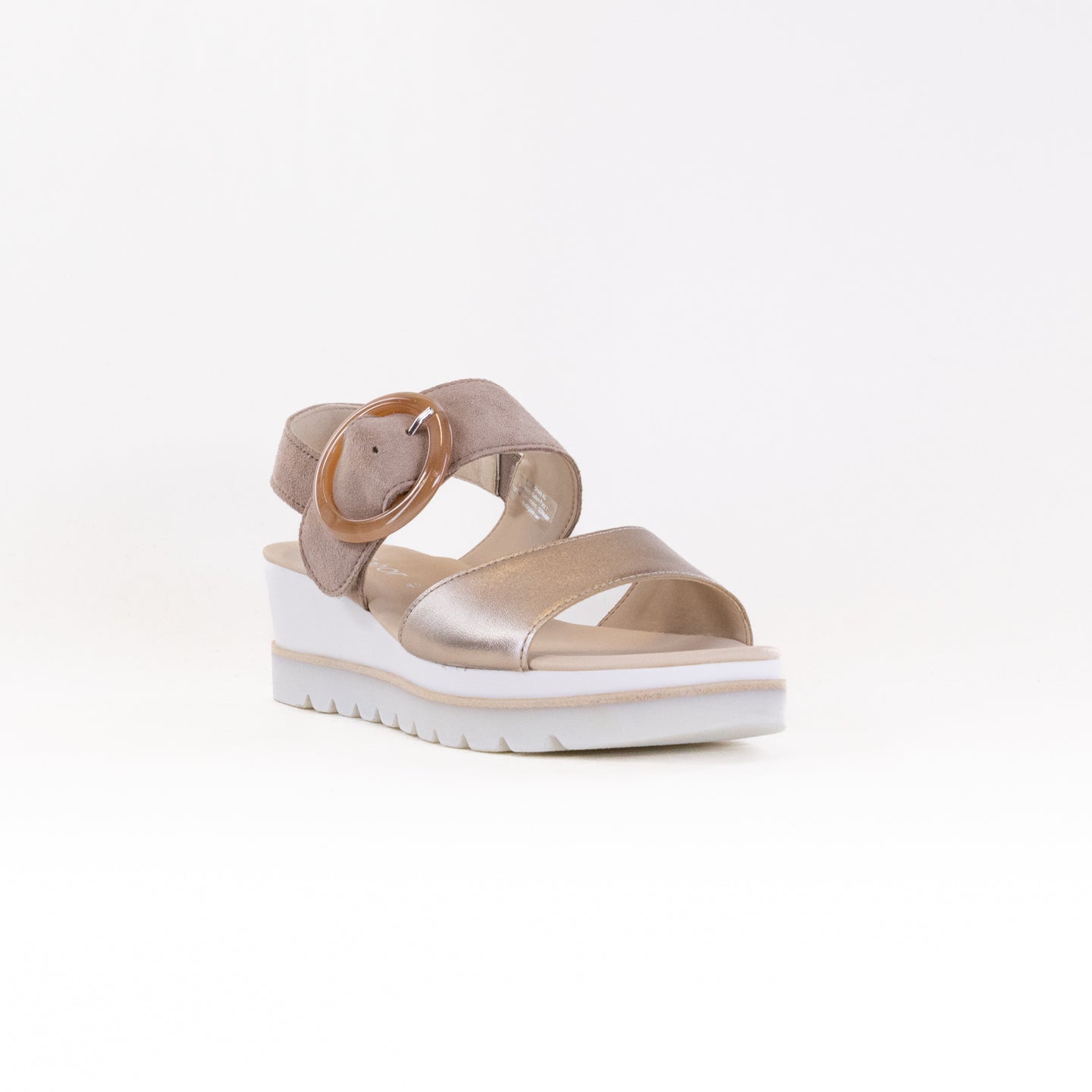 Gabor Women's 64.645 Puder/Rabbit Stylish Adjustable Buckle Sandals