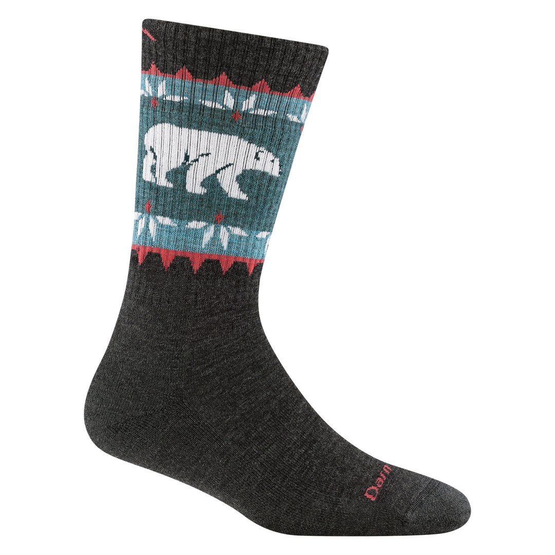 Darn Tough Women's Midweight Vanna Grizzle Boot Hiking Socks in Charcoal Color
