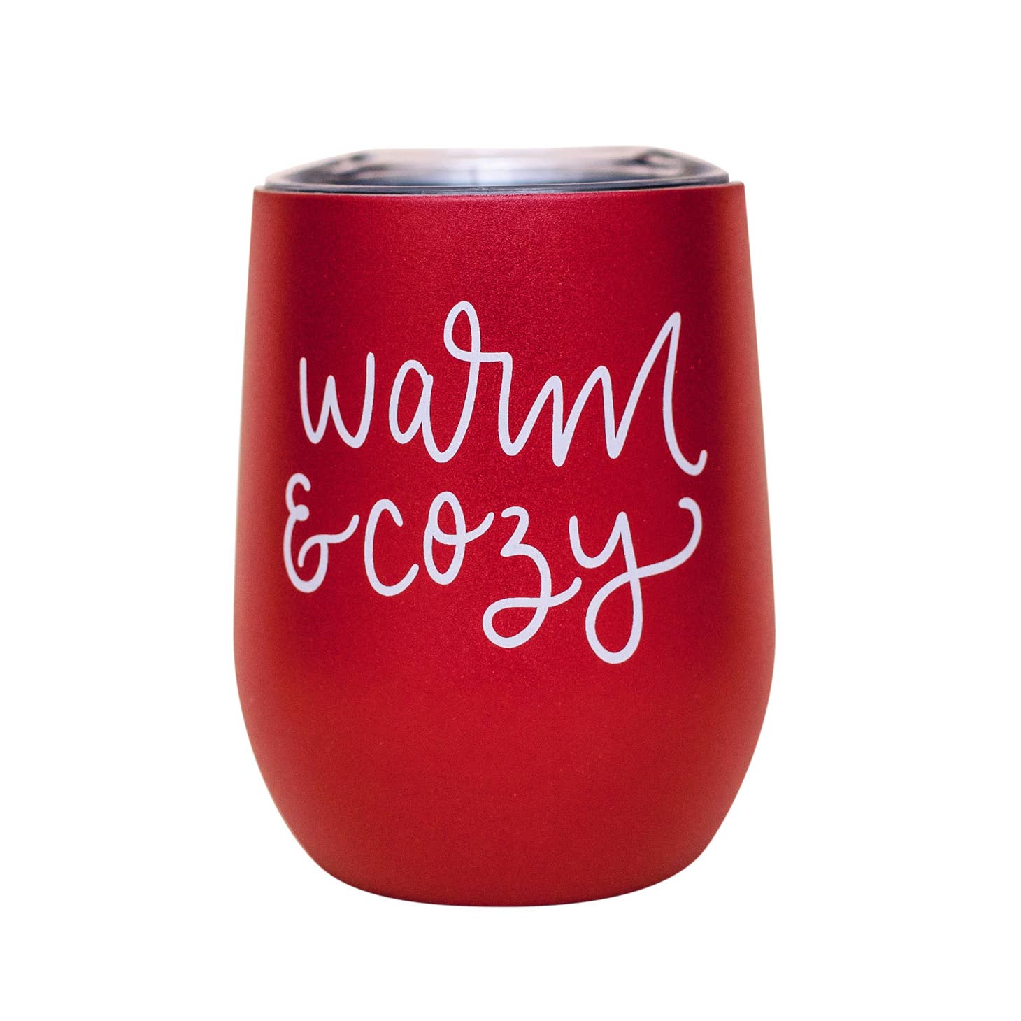 Festive Christmas Stainless - Steel Wine Tumbler for Holiday Cheer