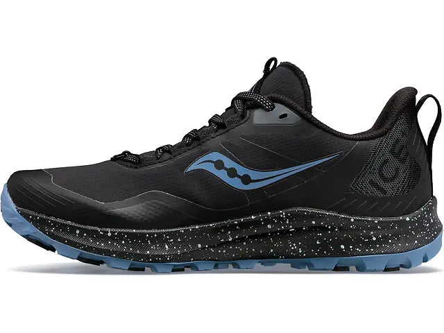 Saucony Women's Peregrine ICE + 3 Running Shoes - Black/Summit
