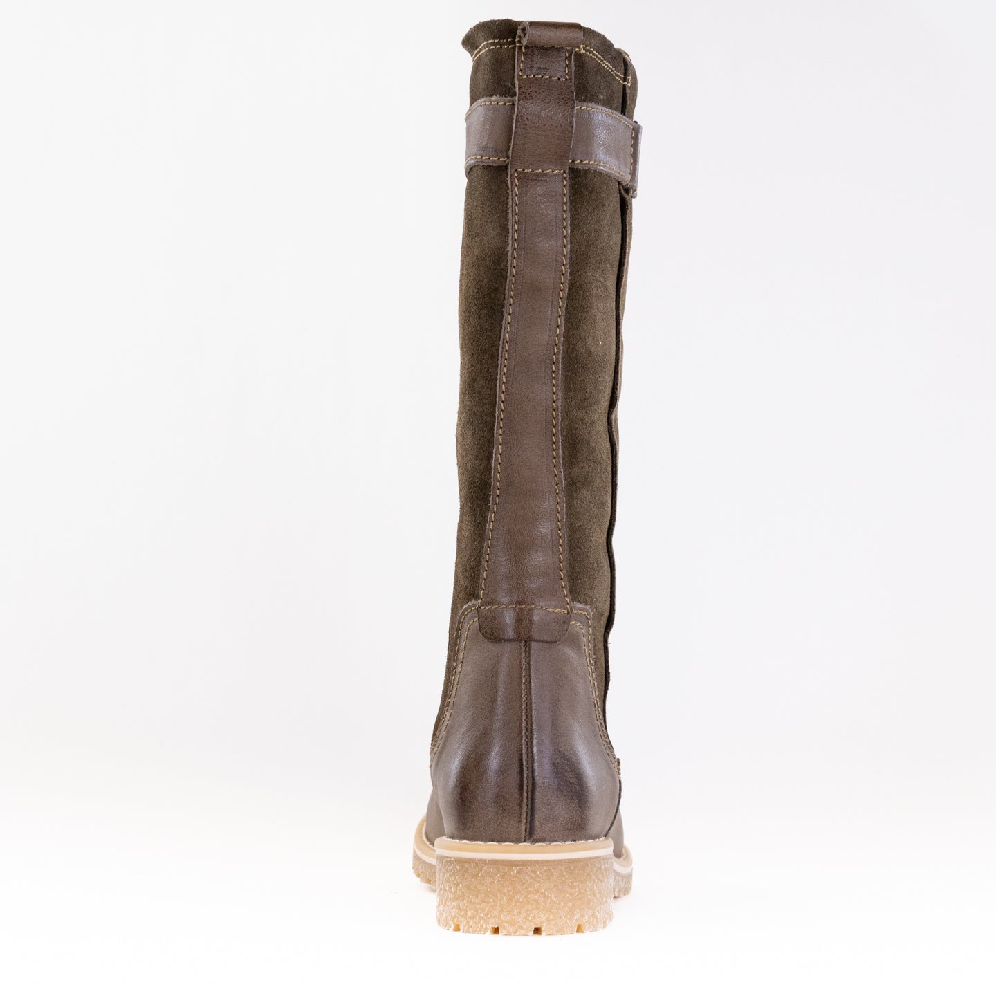 Eric Michael Marcella Women's Riding Boots in Khaki Color