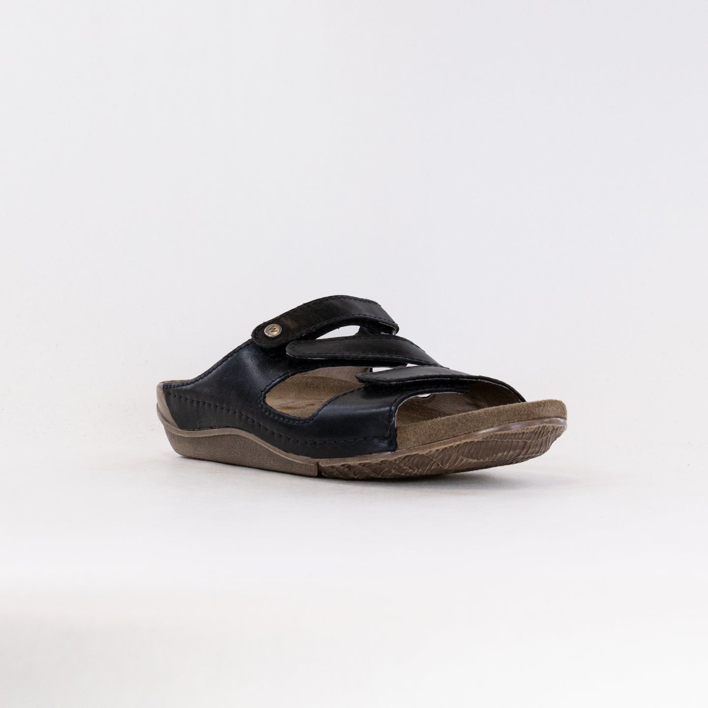 Women's Wolky Jasper - Stylish Black Leather Sandals