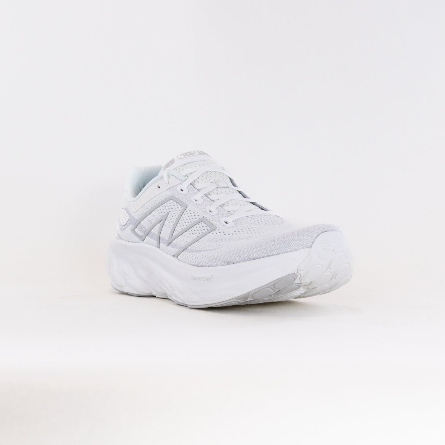 Men's New Balance 1080V13 Running Shoes in White and Grey Color Scheme