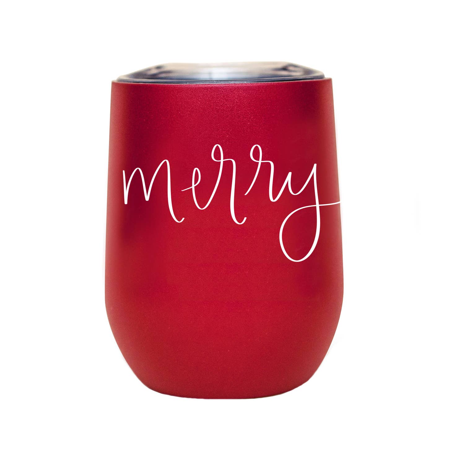 Festive Christmas Stainless - Steel Wine Tumbler for Holiday Cheer