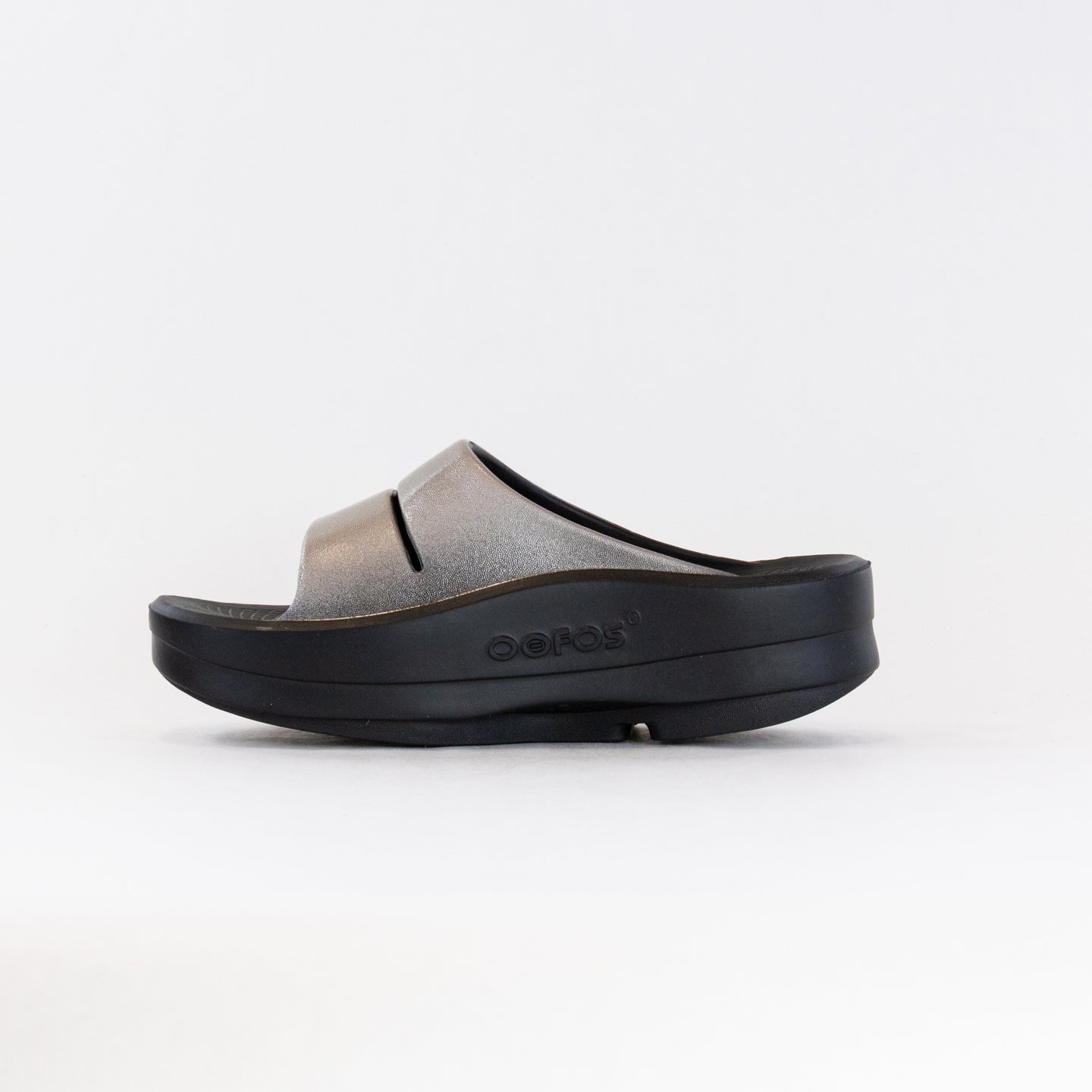 OOFOS Women's OOMega Oolala Latte Sandals for Active Recovery