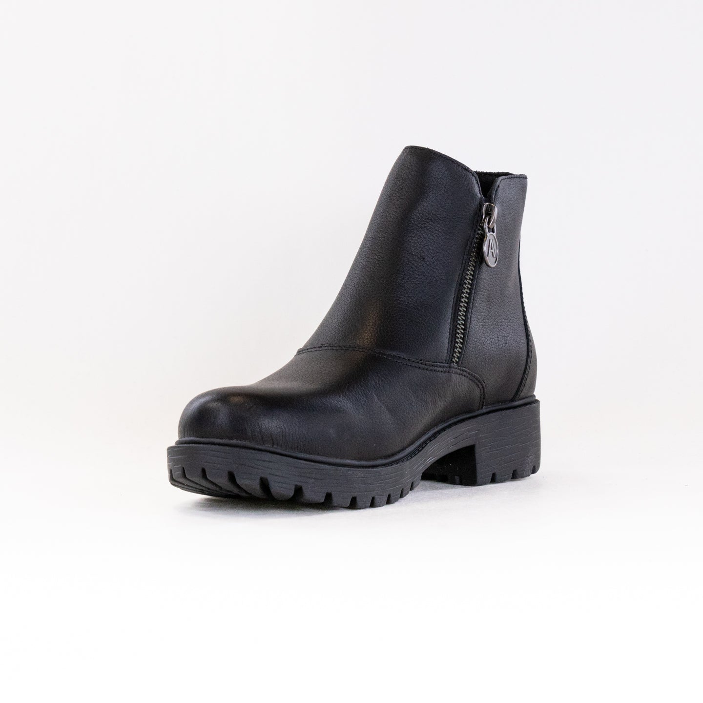 Women's Alegria Rorie Leather Booties in Stylish Black Bird Color