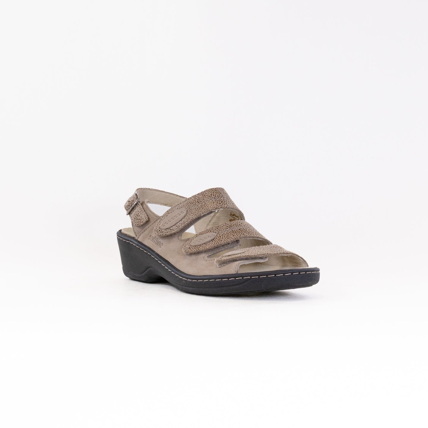 Women's Fidelio Softline Fashionable Sandals with Taupe Print Design