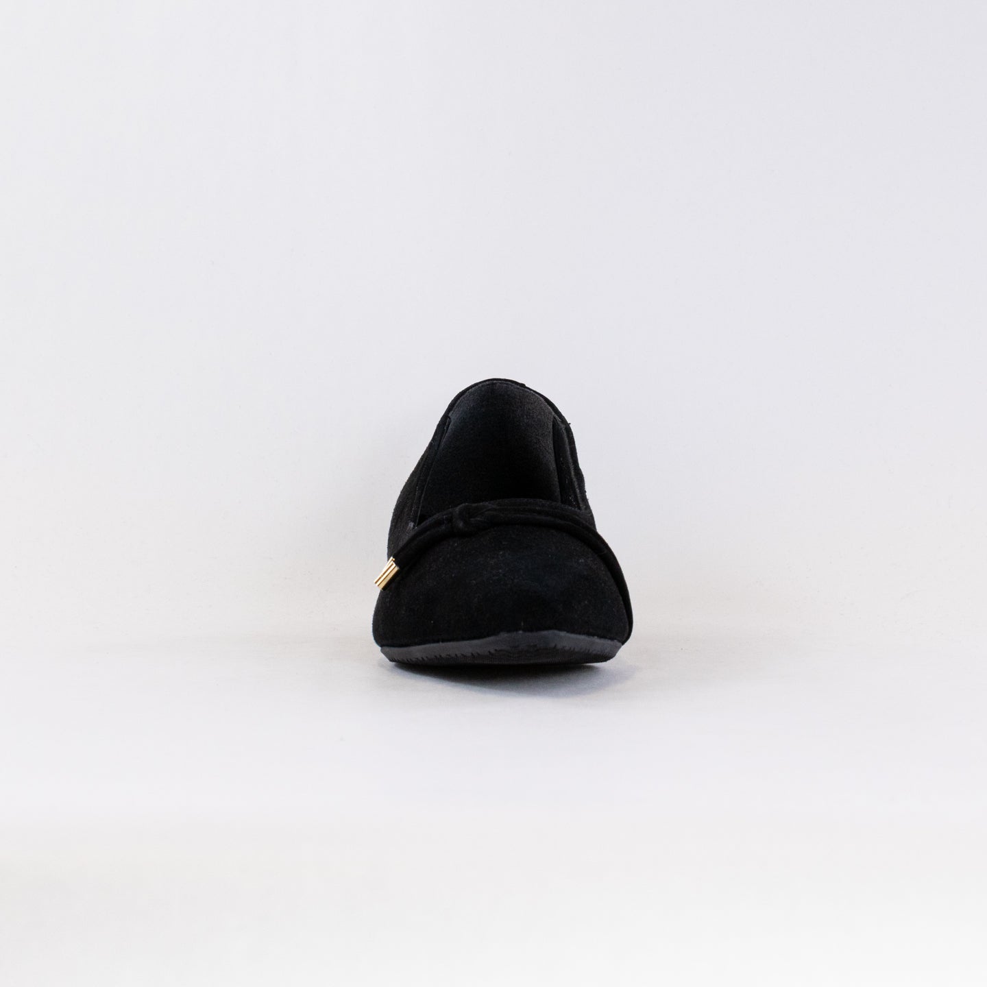 Black Suede Women's Eric Michael Kim Low - heeled Loafers for Work and Dress