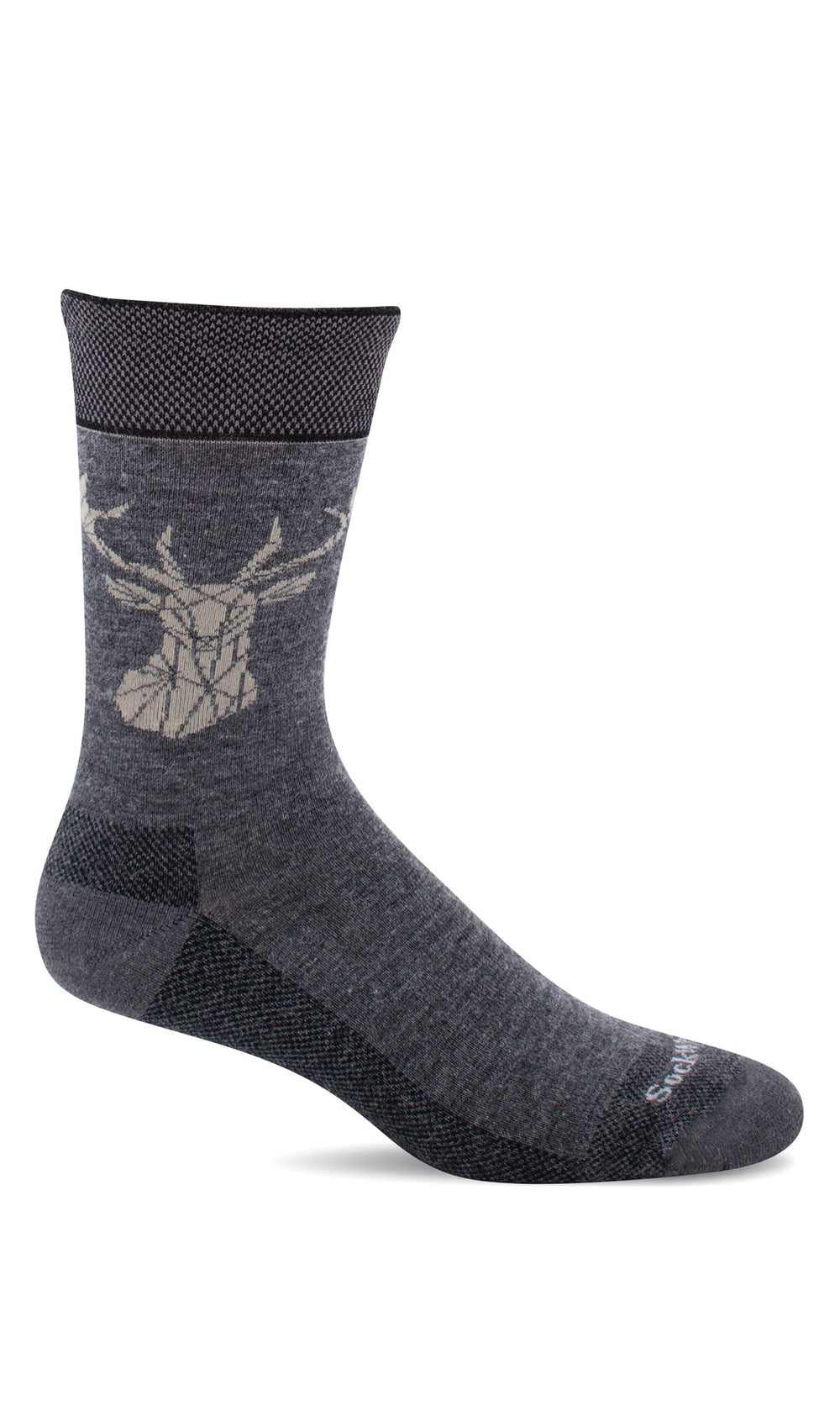 Sockwell Men's Charcoal Tender Foot Comfort Socks with Softness