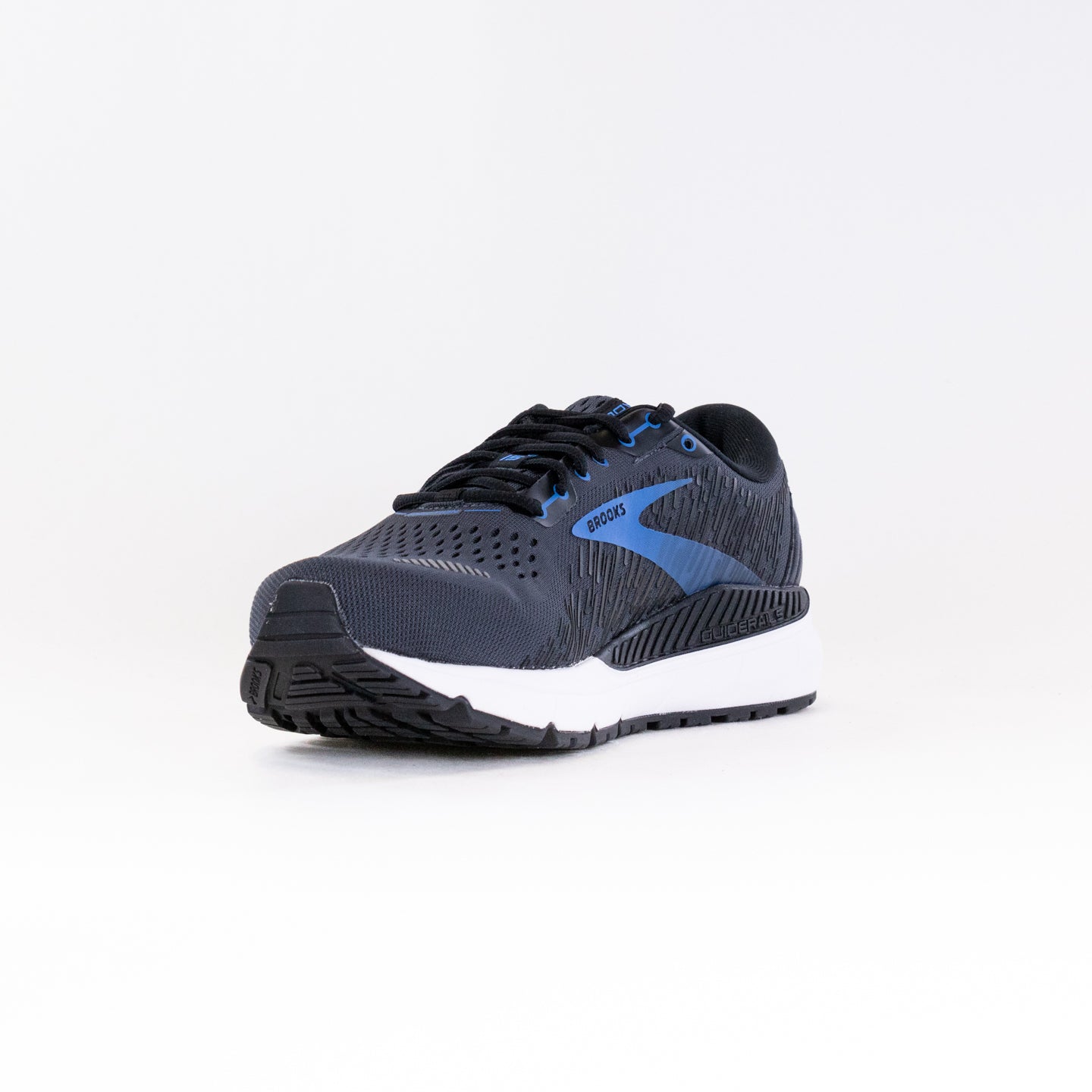 Men's Brooks Addiction GTS 15 Running Shoes in India Ink, Black and Blue