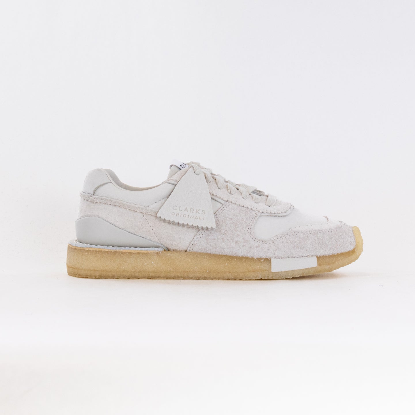 Women's Clarks Originals Tor Run - Stylish White Combination Trainers