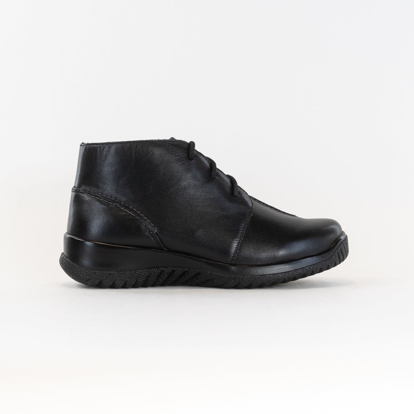 Women's Black Leather Drew Krista Therapeutic Ankle Boots