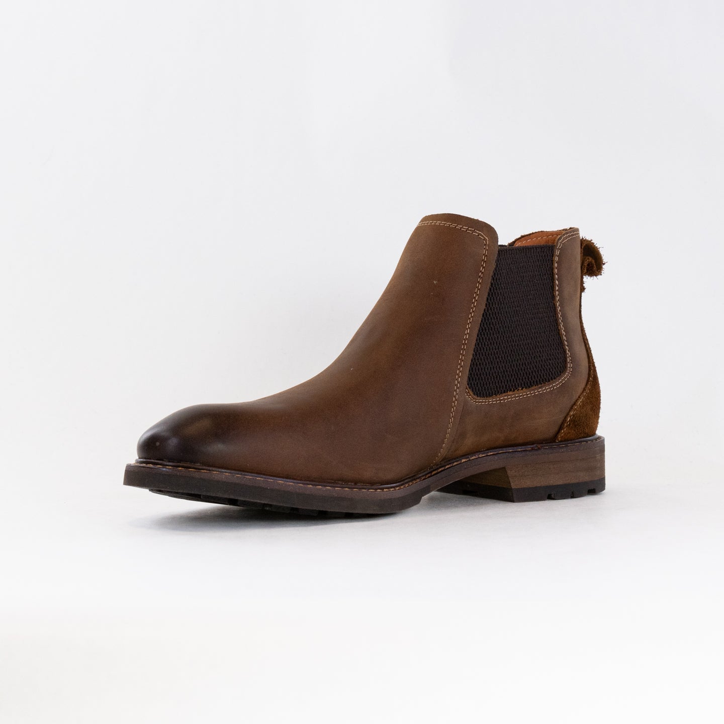 Brown Men's Florsheim Lodge Style Chelsea Gore Boots for Comfort and Durability