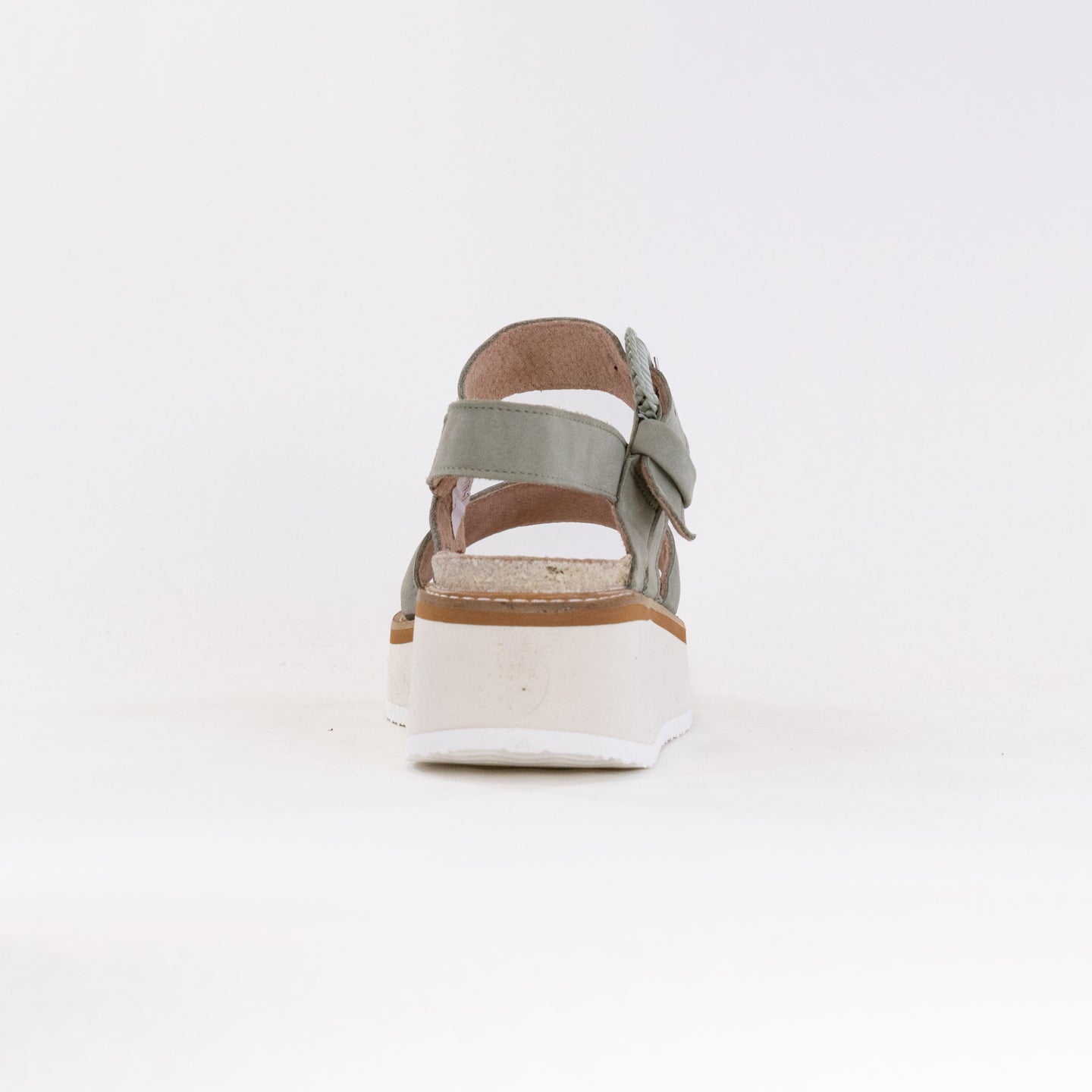 Naot Women's Crepe Platform Sandals in Sage Color