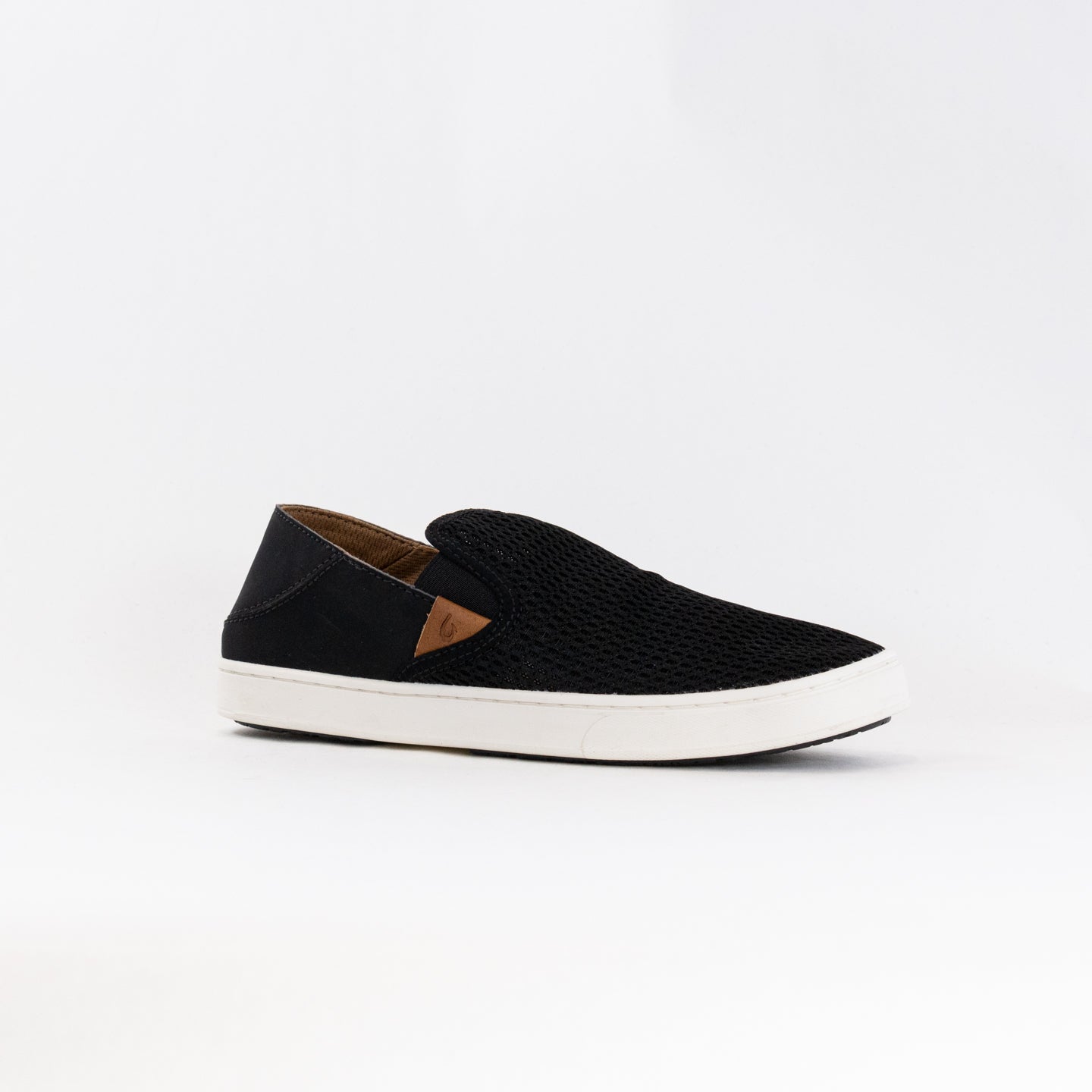 Olukai Women's Pehuea Slip-on Sneakers in Black/Black