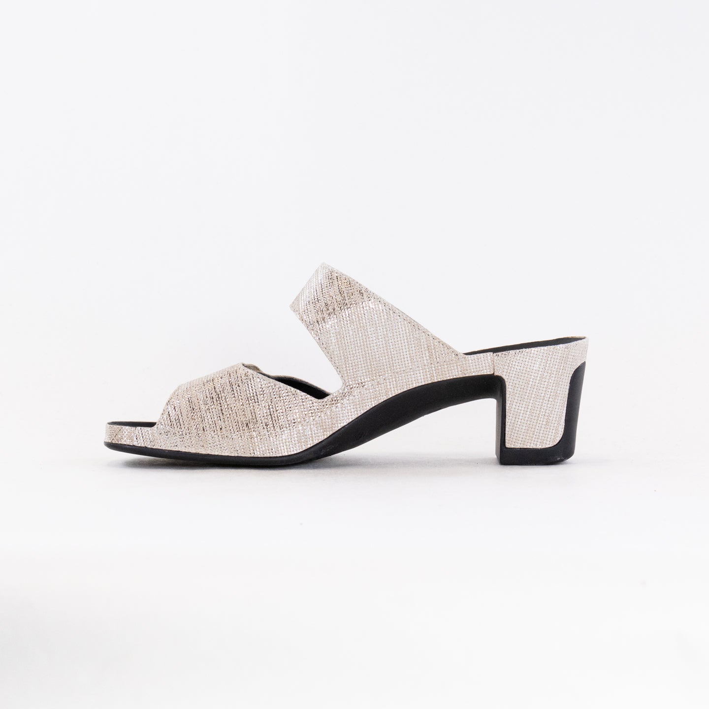 Women's Vital Joy Mule Sandals in Stunning Dunk Gold Metallic Leather