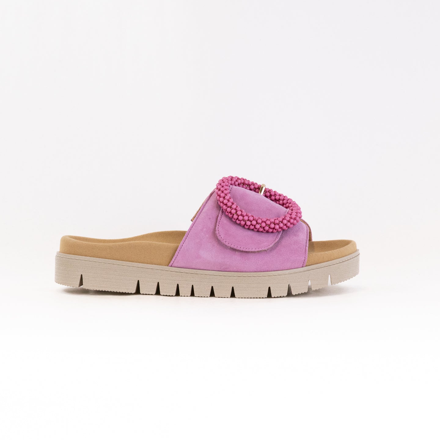 Women's Soft Pink Gabor 63.745 Stylish Sandals with Subtle Heel
