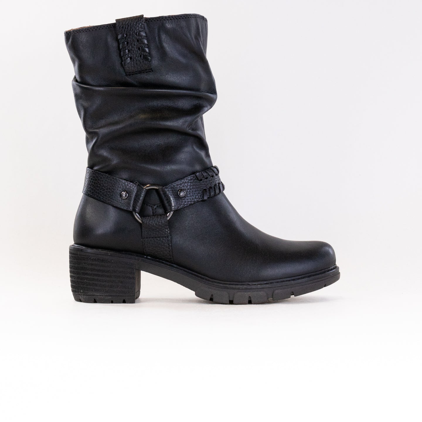Pikolinos Women's Black Leather Comfortable Tall Ankle Boots - San Sebastion W1T - 9590C1