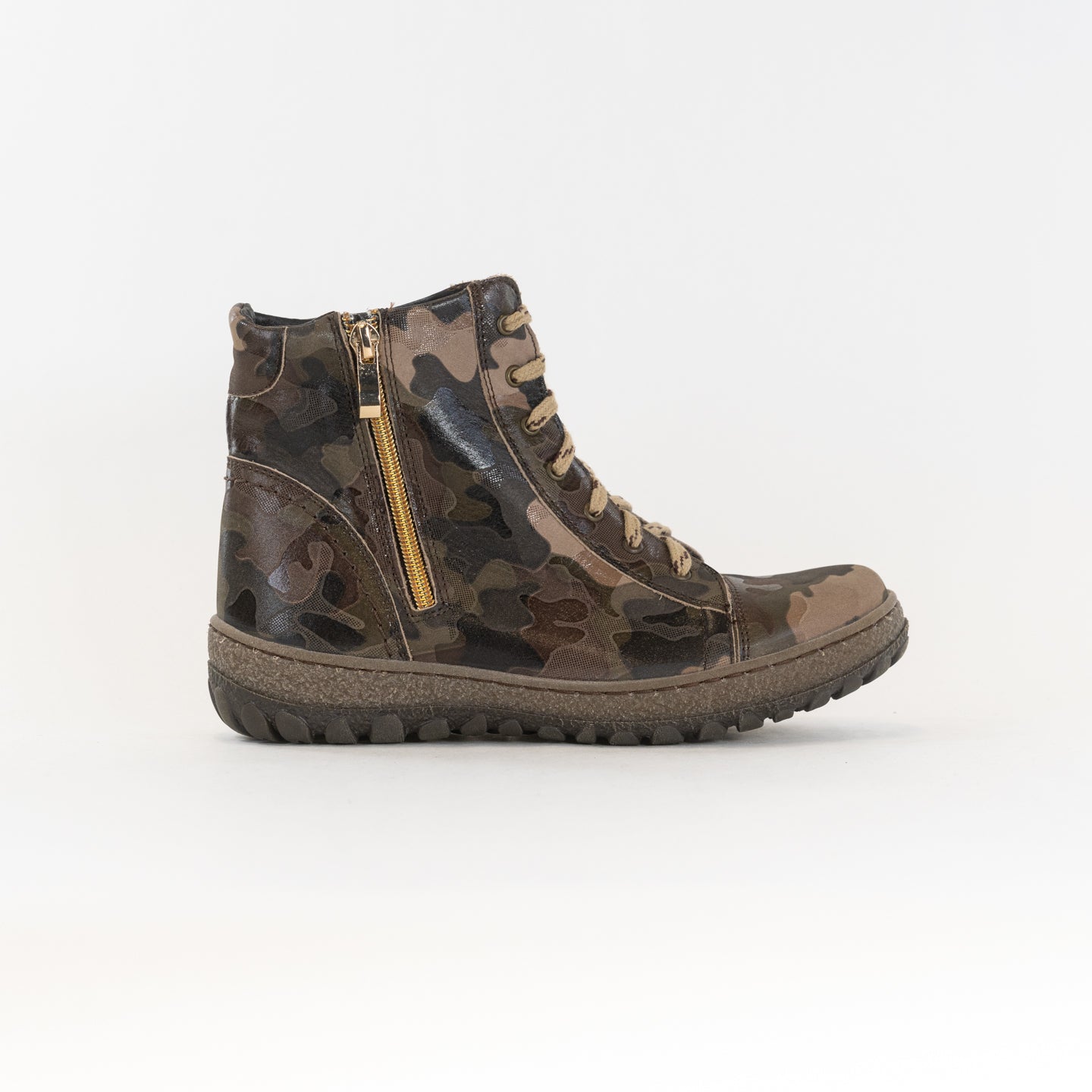 V-Italia 1041-Z Kiki Women's Camo High-Top Comfortable Walking Shoes