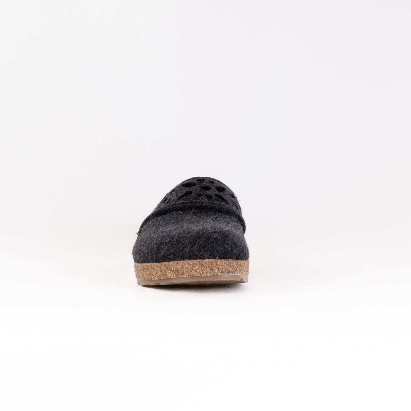 Women's Haflinger Lacey Clogs in Stylish Charcoal - Breathable & Comfortable