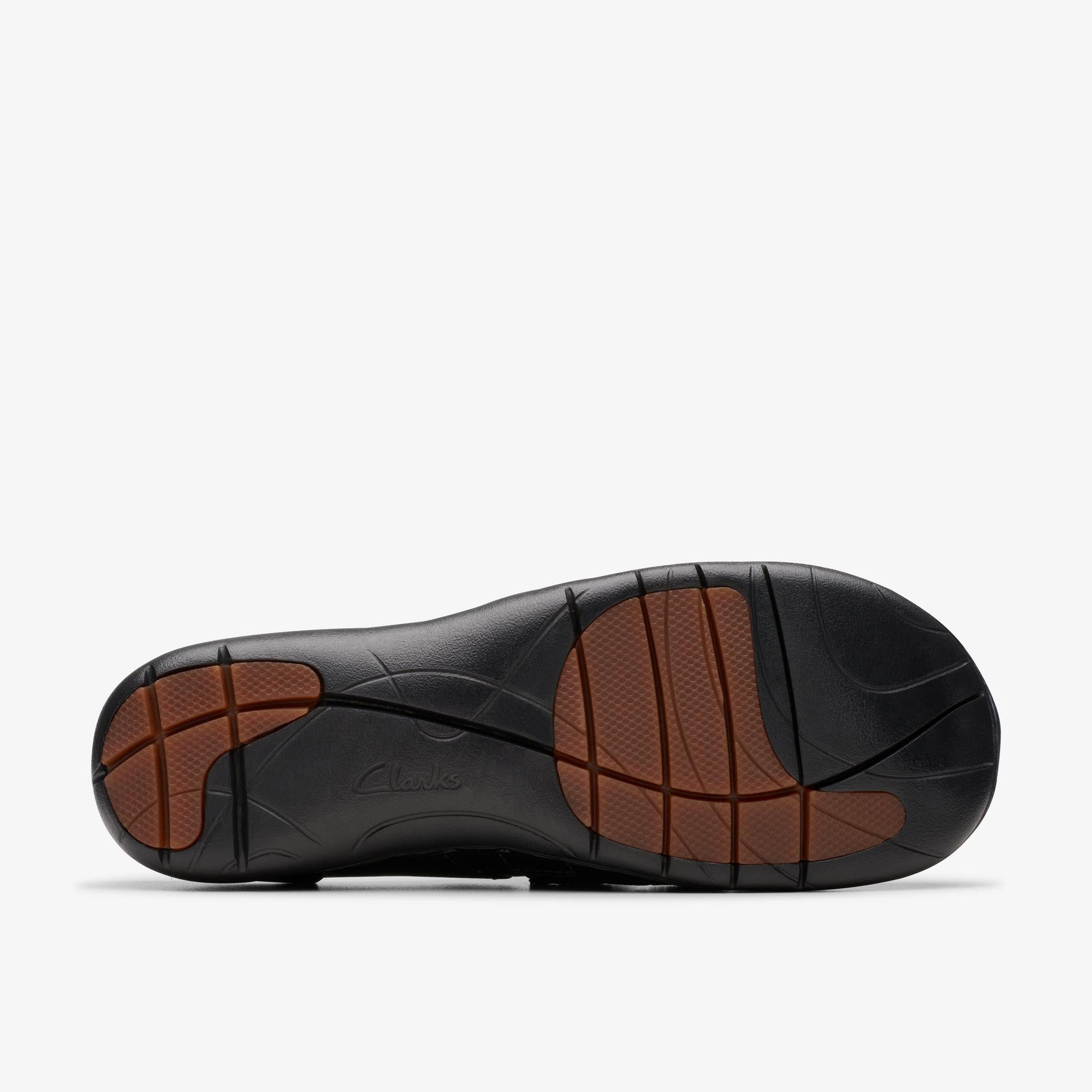 Women's Clark's Un Loop Ease - Stylish Black Leather Mules