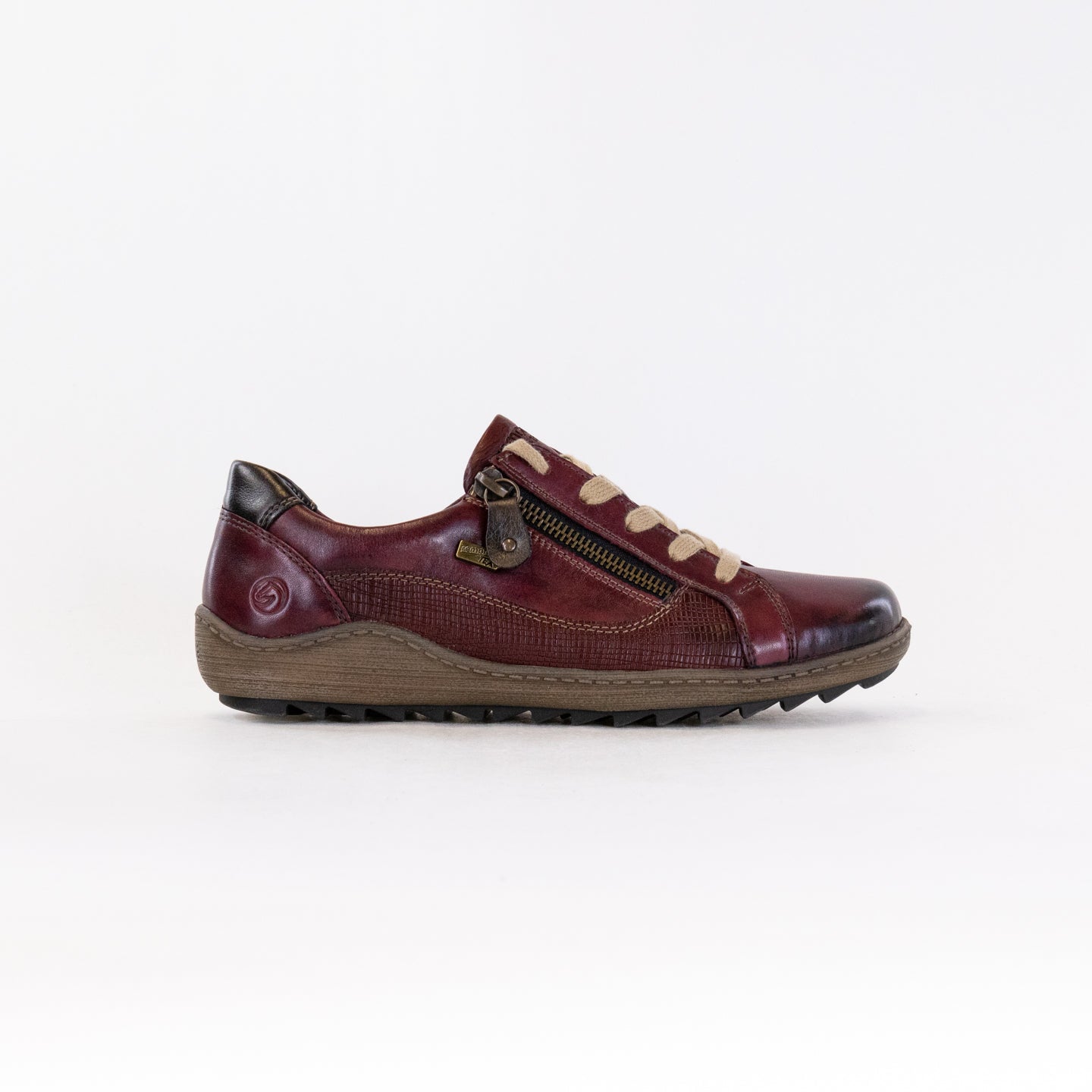 Women's Red Combi Remonte Liv 40 Stylish Lace - Up Shoes