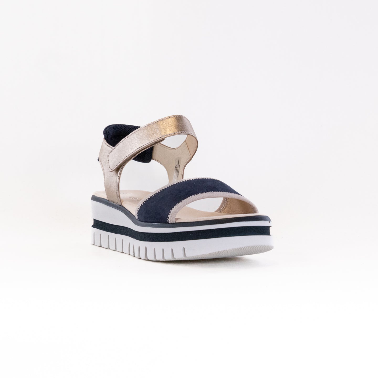 Stylish Women's Blue/Puder Gabor 64.629 Sandals