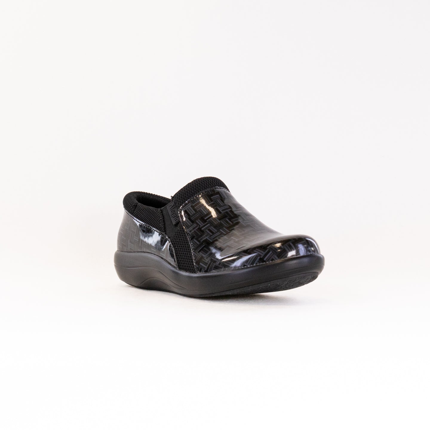 Women's Alegria Duette Slip-On Casual Vegan Shoes in Jet Black - Cinder Block Style