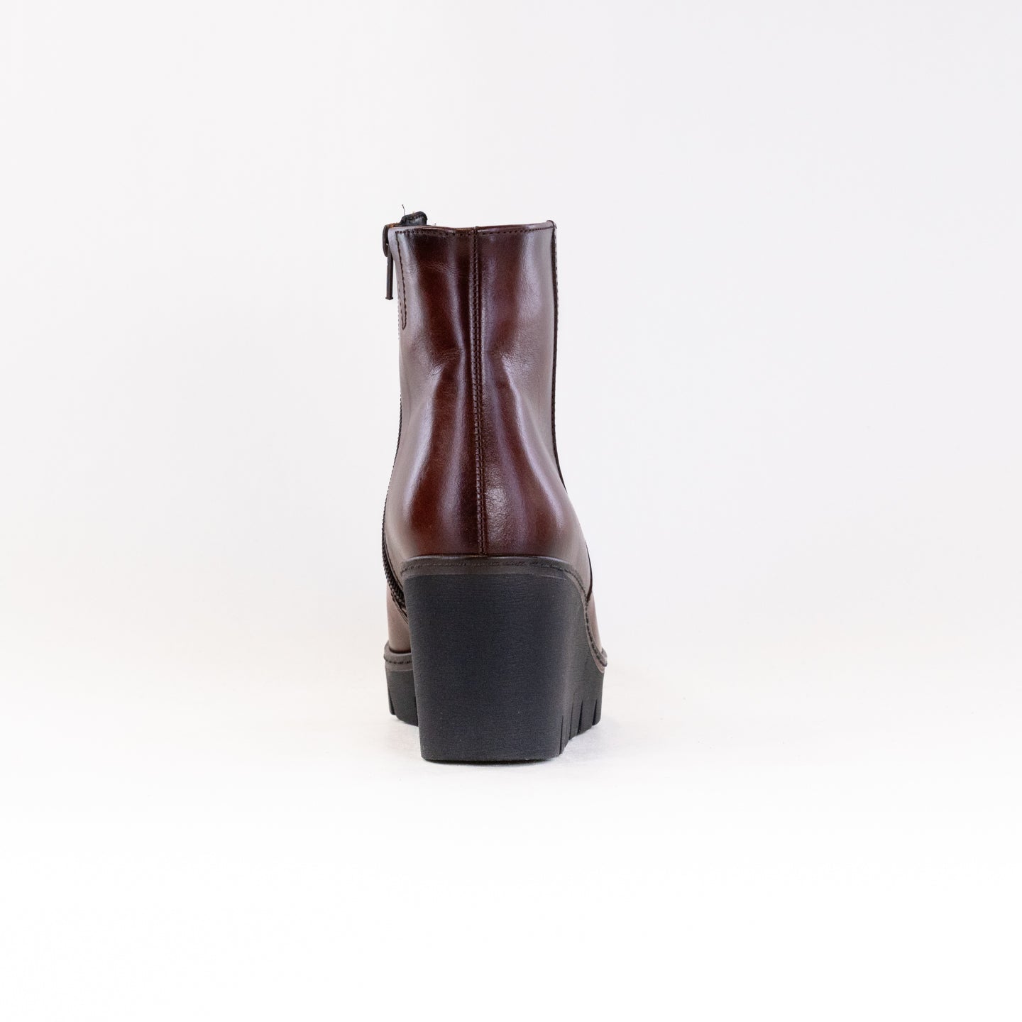 Gabor Women's Brown Leather Wedge Bootie 54.780.24