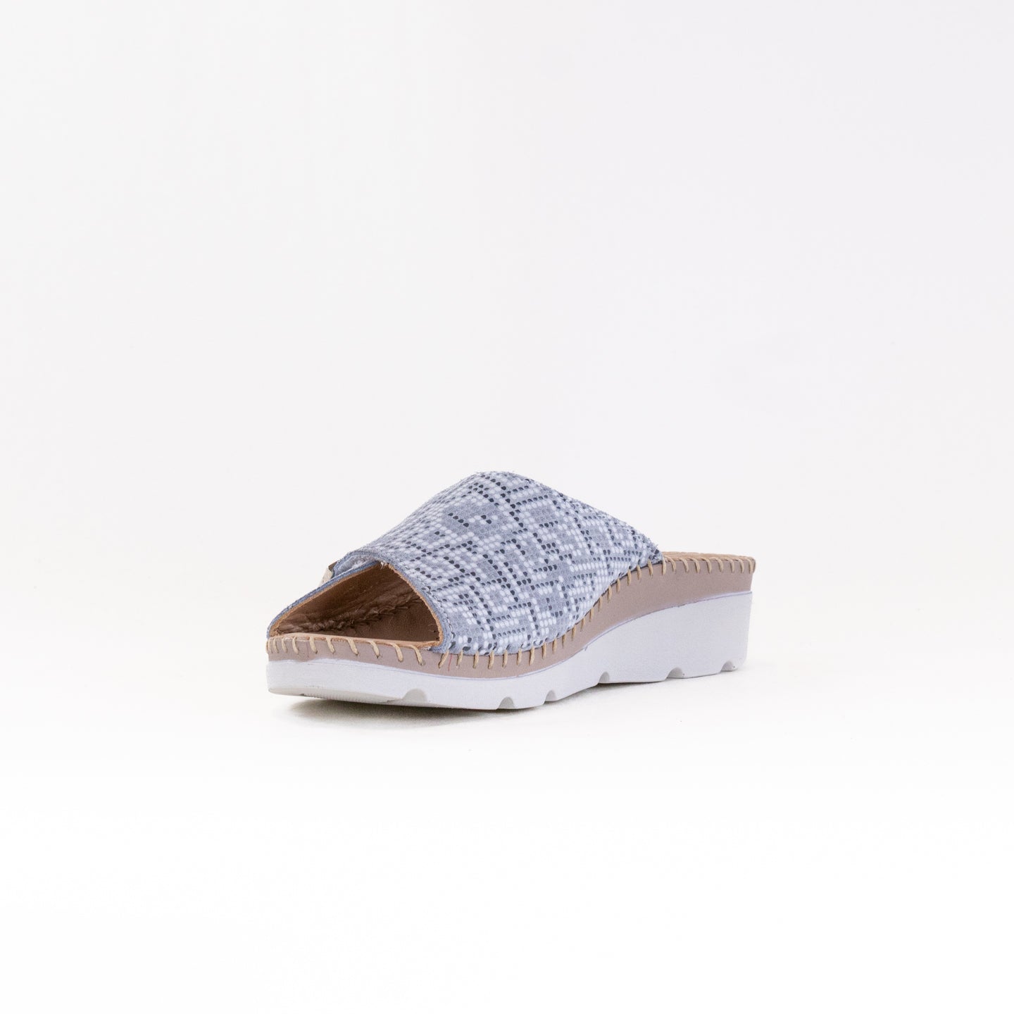 Grey Snake Pattern La Plume Agua Women's Footwear