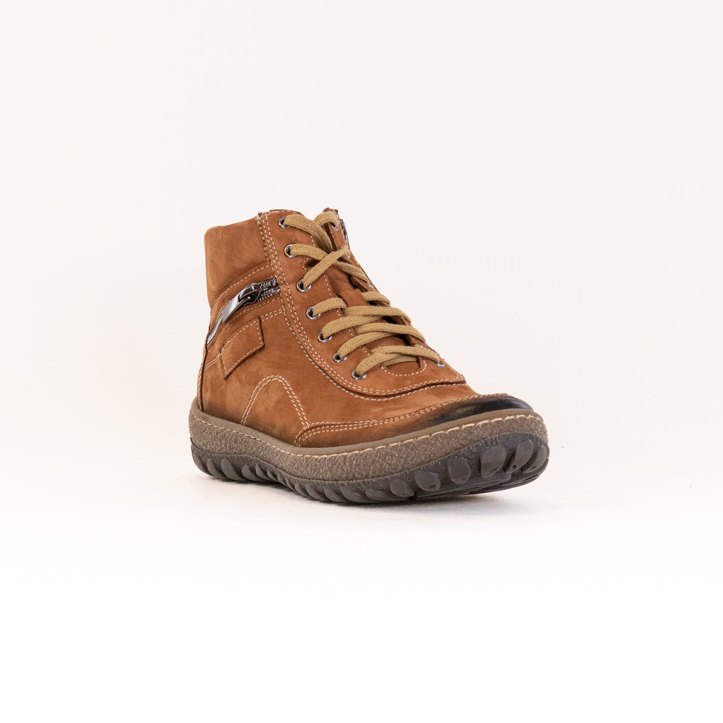 V-Italia Women's Light Brown Comfort Walking Shoes - 641 Kiki Model