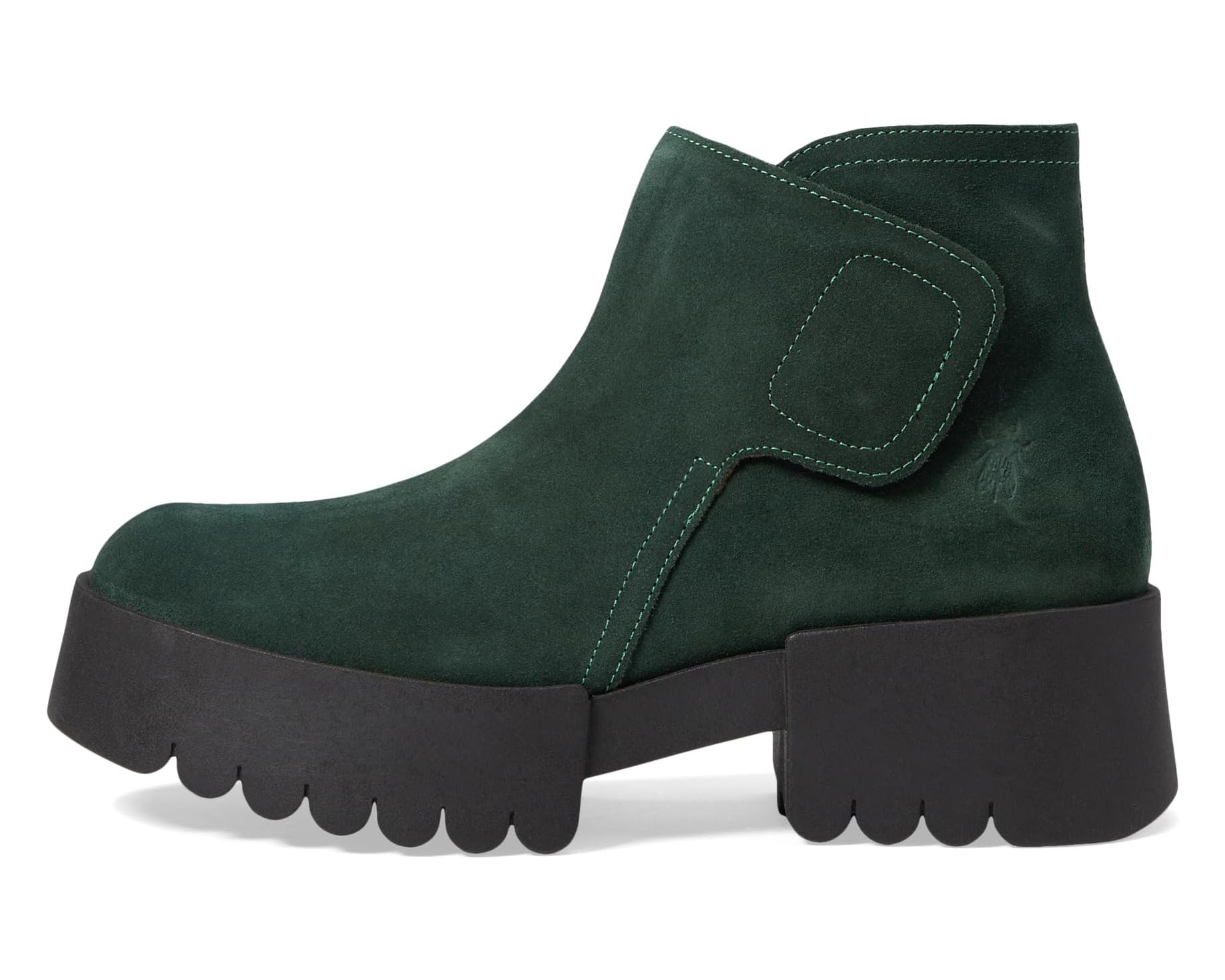 Fly London Endo006Fly Women's Fashionable Booties in Green Forest Color