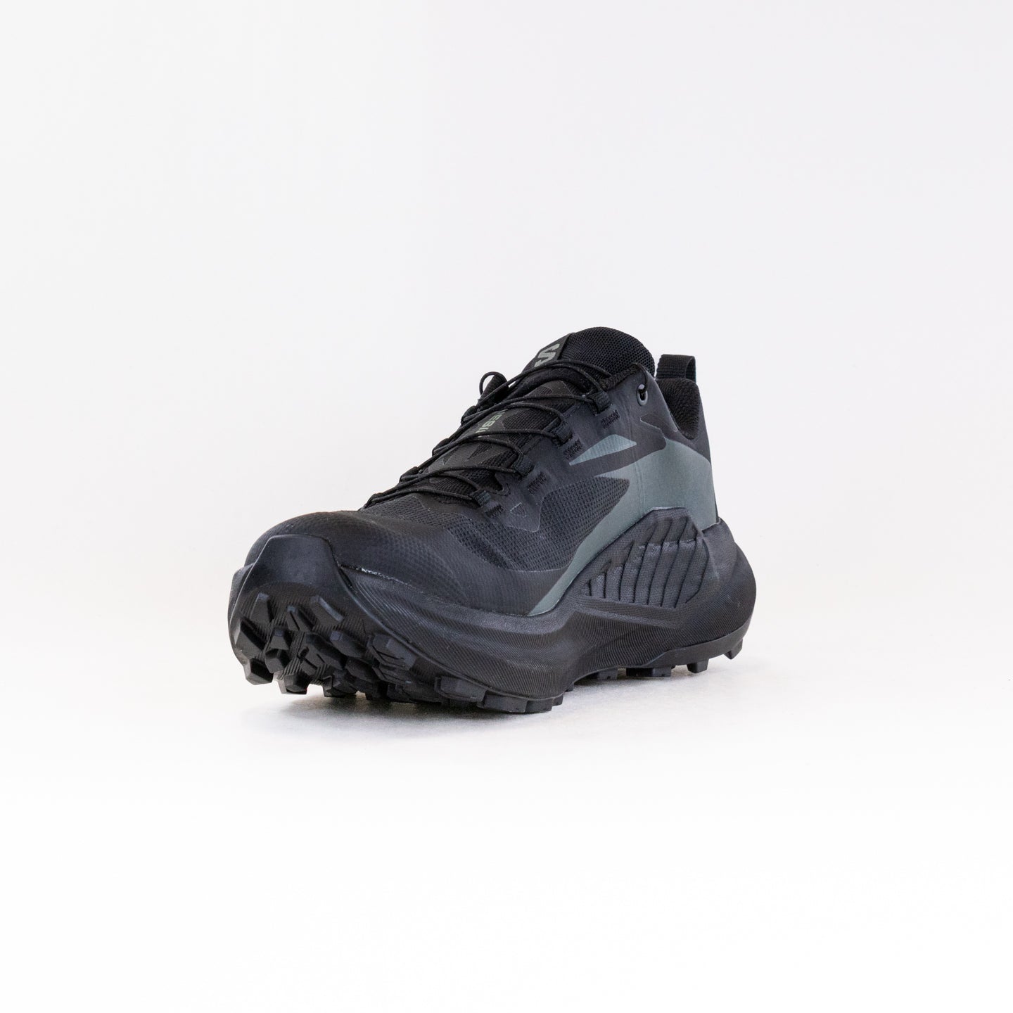 Men's SALOMON Genesis GTX Running Shoes - Black, Green, Urban Colors