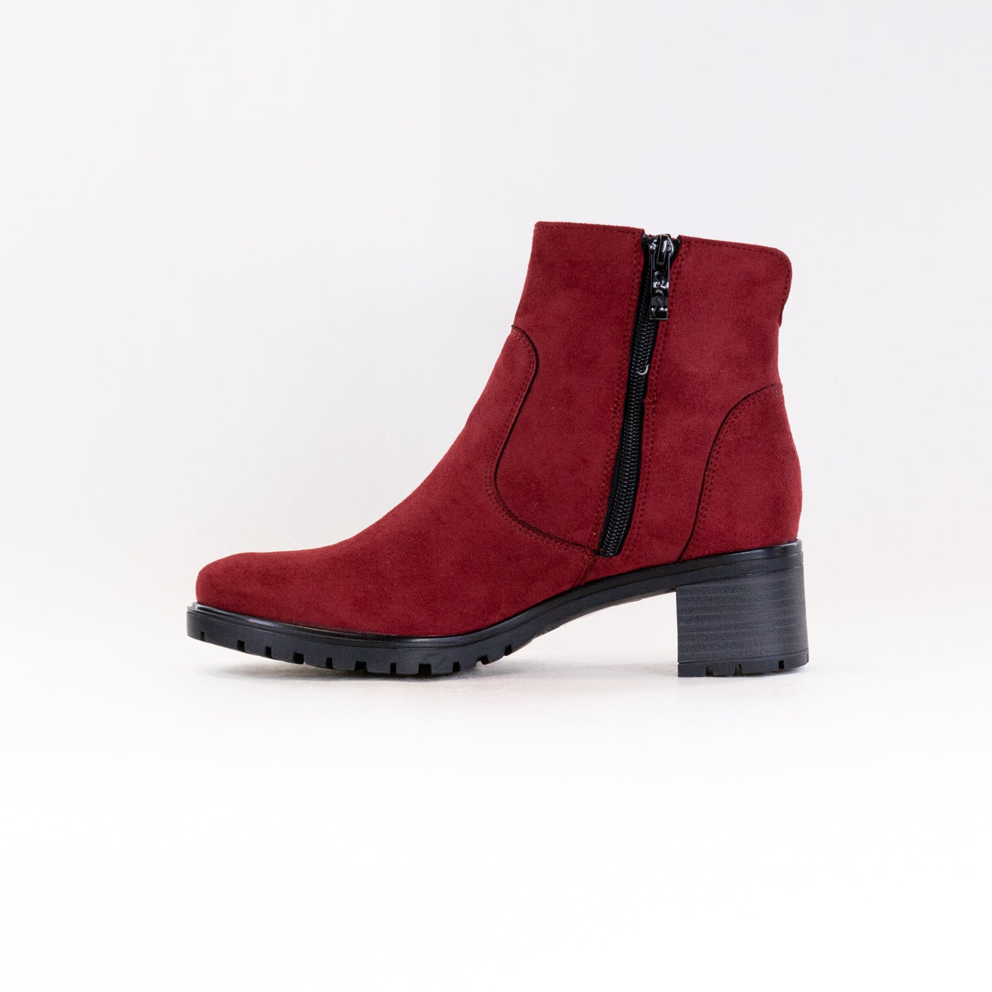 Red Women's Ara Roselle GORE-TEX® Inside Zip 35mm Chunky Heel Ankle Boot