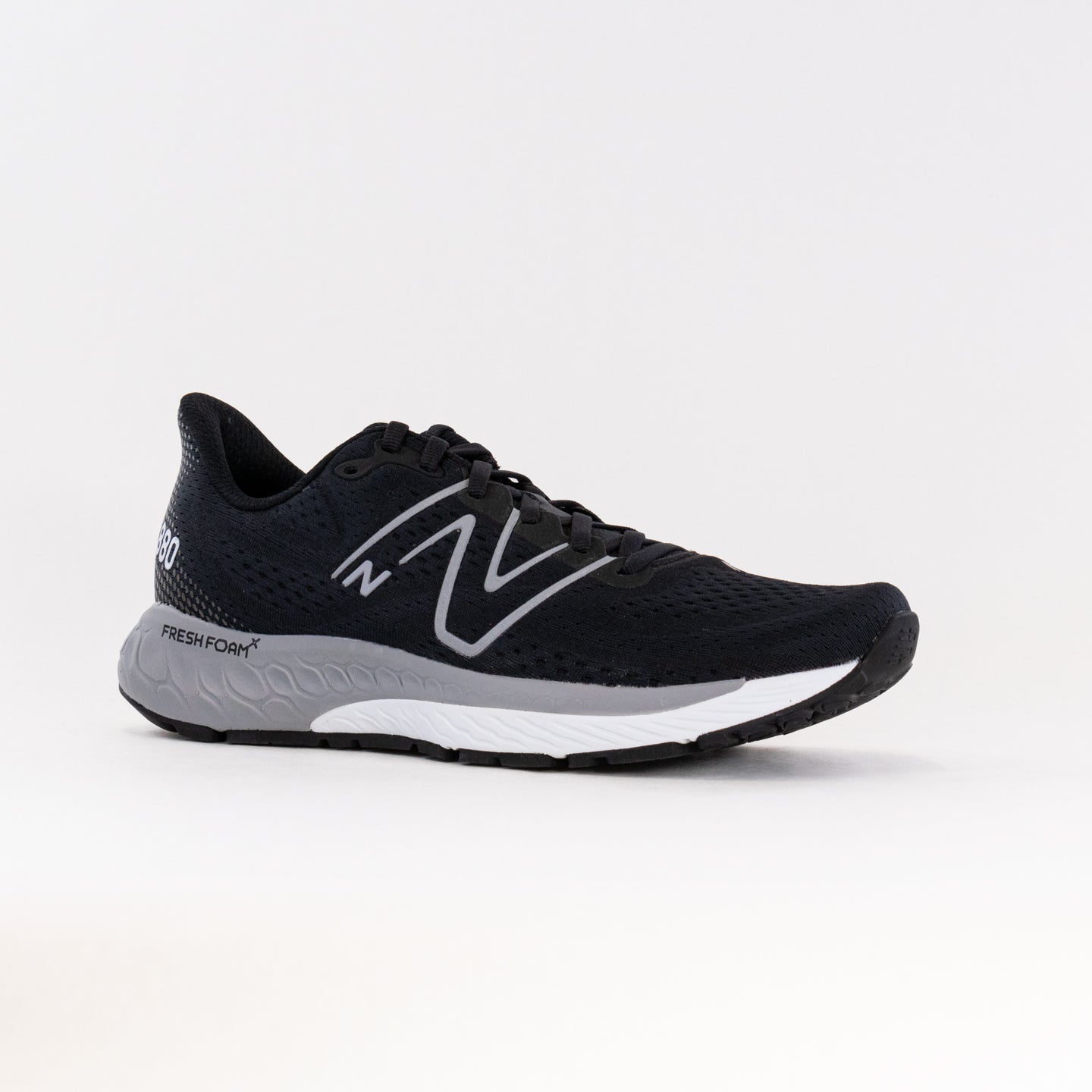 Men's New Balance 880V13 Running Shoes - Stylish Black/White