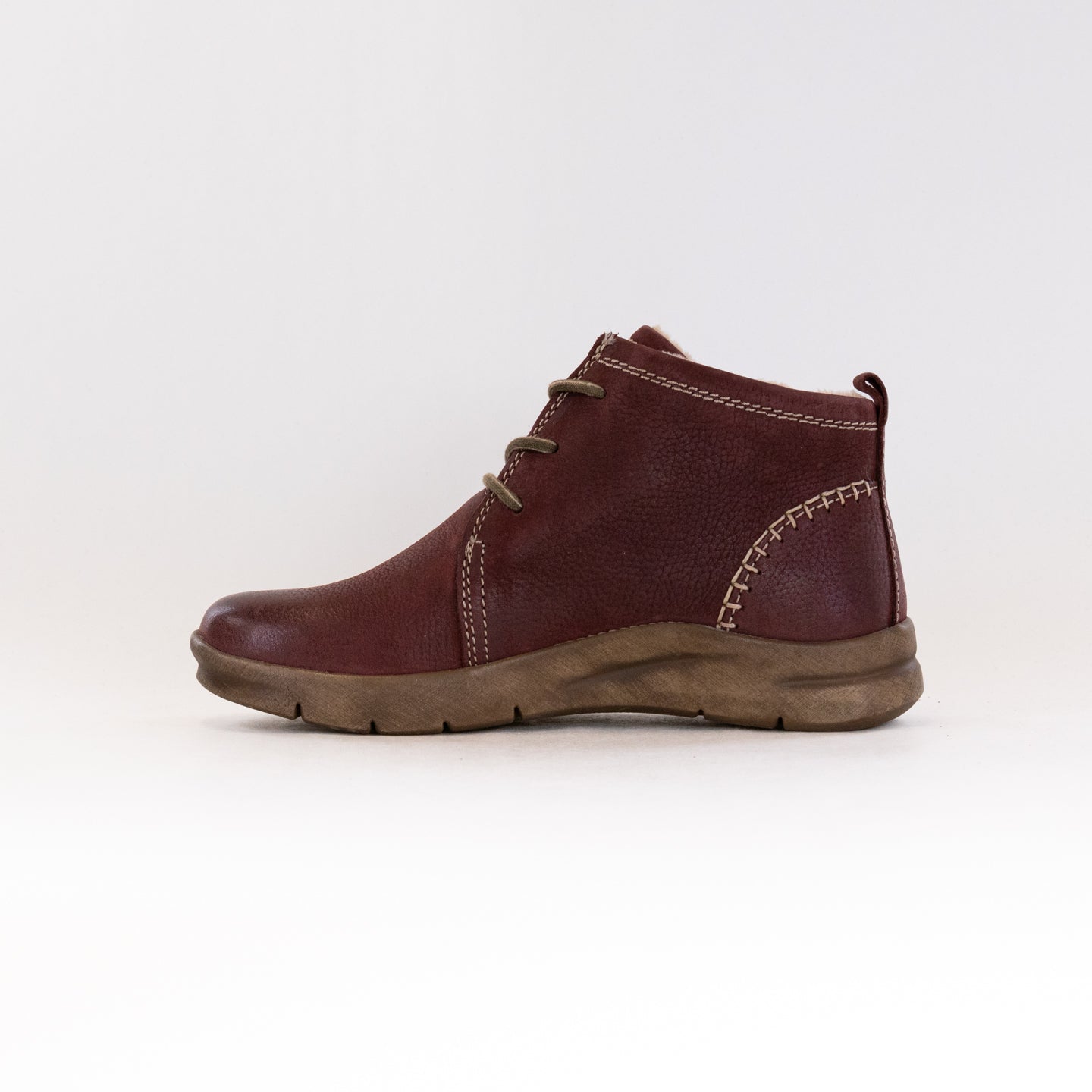 Josef Seibel Women's Waterproof Chukka Booties - Conny 56 in Bordeaux Color