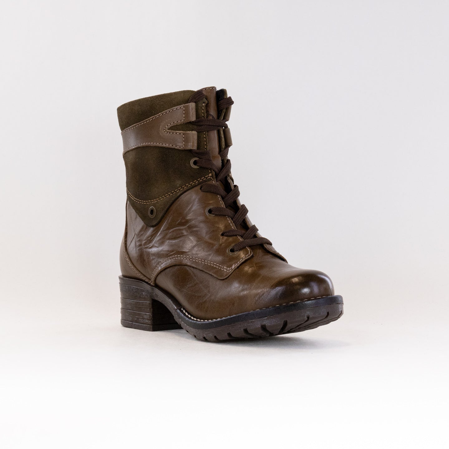Women's Olive Dromedaris Kara Soft Suede Boots