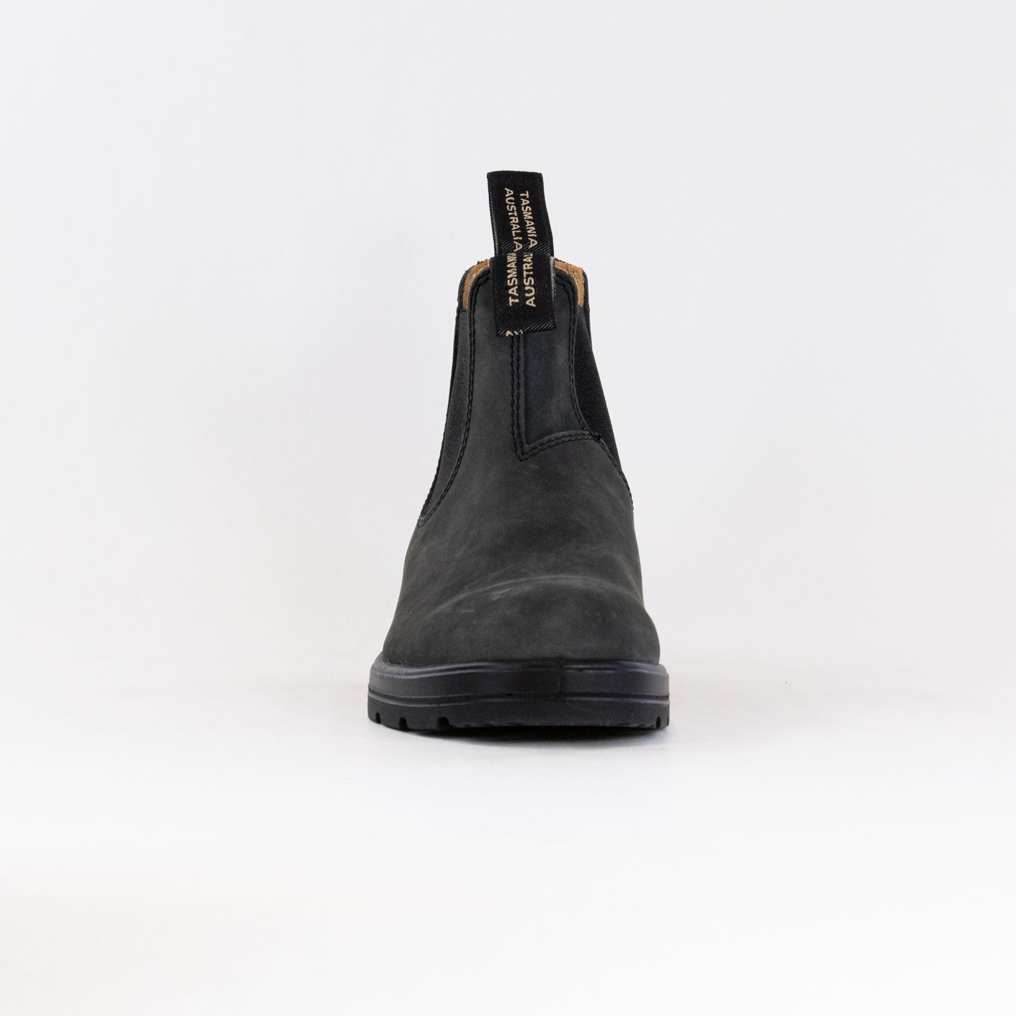 Blundstone Unisex Leather Chelsea Boots - 587 Model in Rustic Black