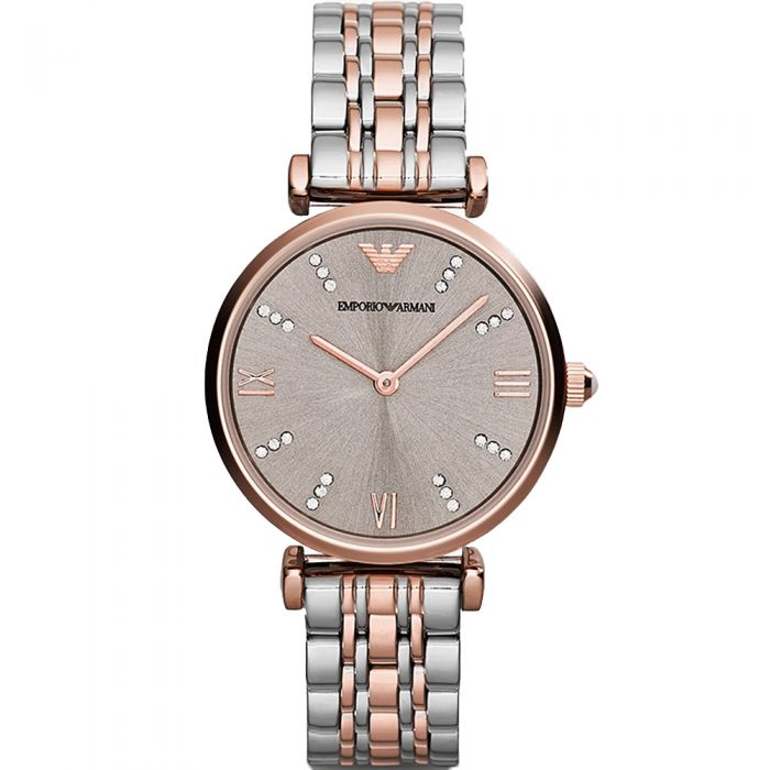 Emporio Armani 'Gianni T-Bar' AR1840 High - End Stainless Steel Wristwatch for Ladies