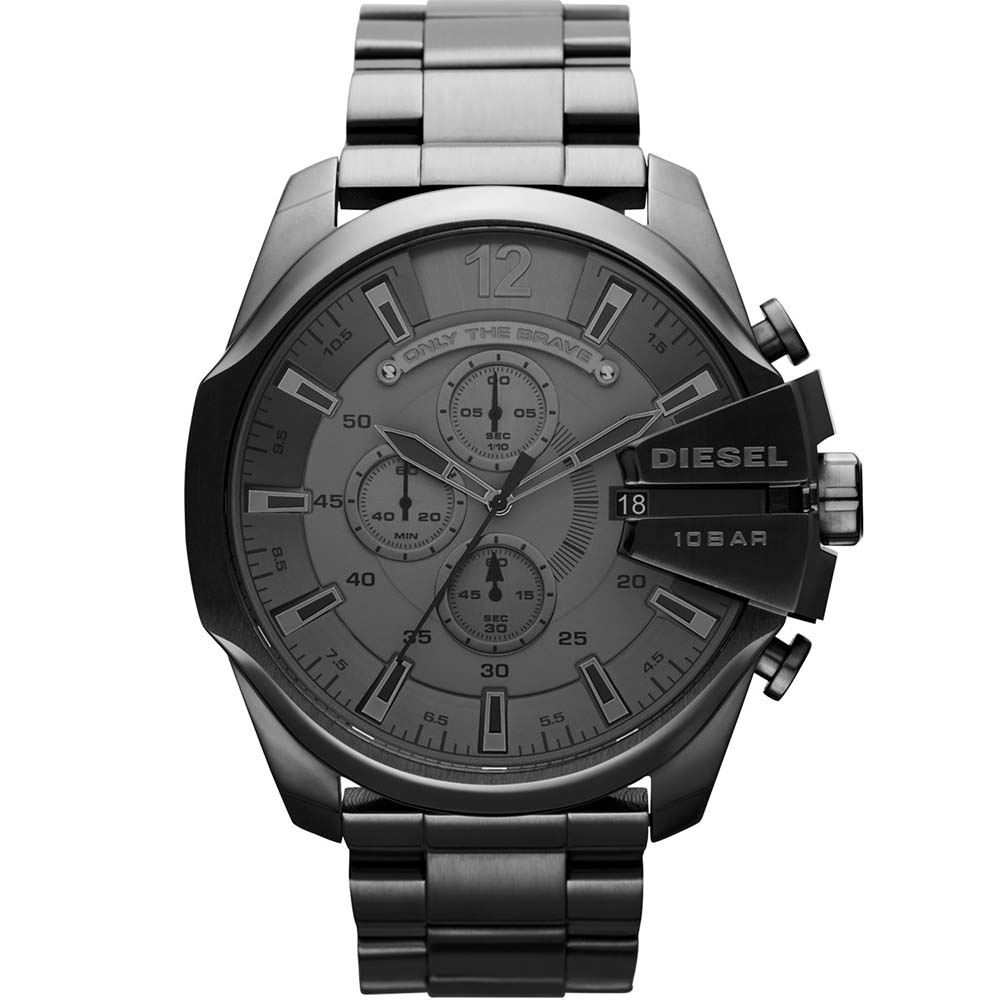 Diesel Gunmetal Grey DZ4282 Mega Chief Quartz Chronograph Watch