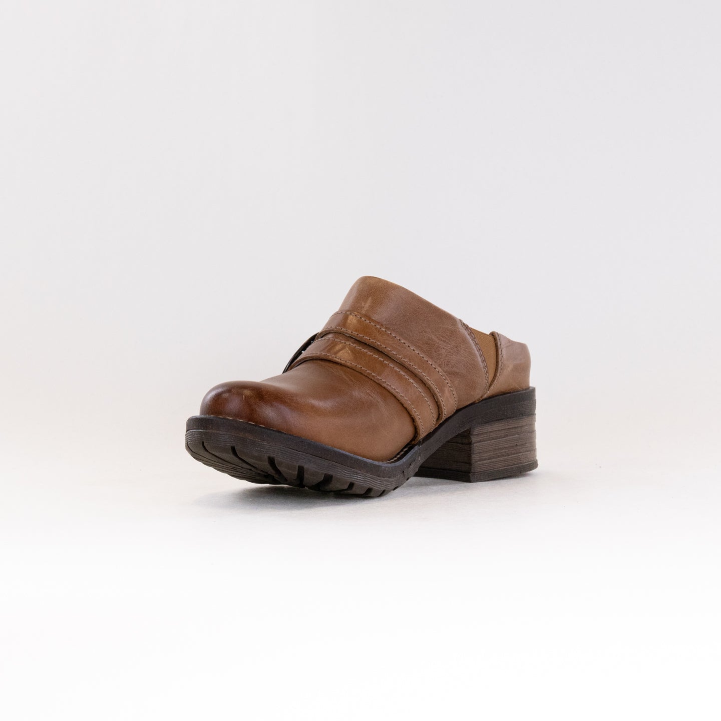Women's Summer Saddle Leather Dromedaris Karina Low - Cut Clogs